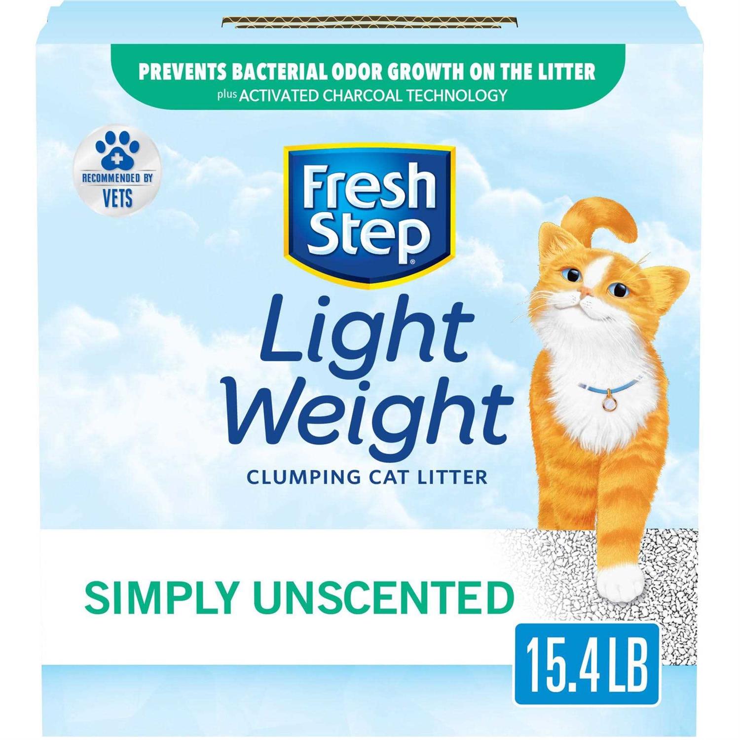 Fresh Step Simply Unscented Lightweight Clumping Cat Litter