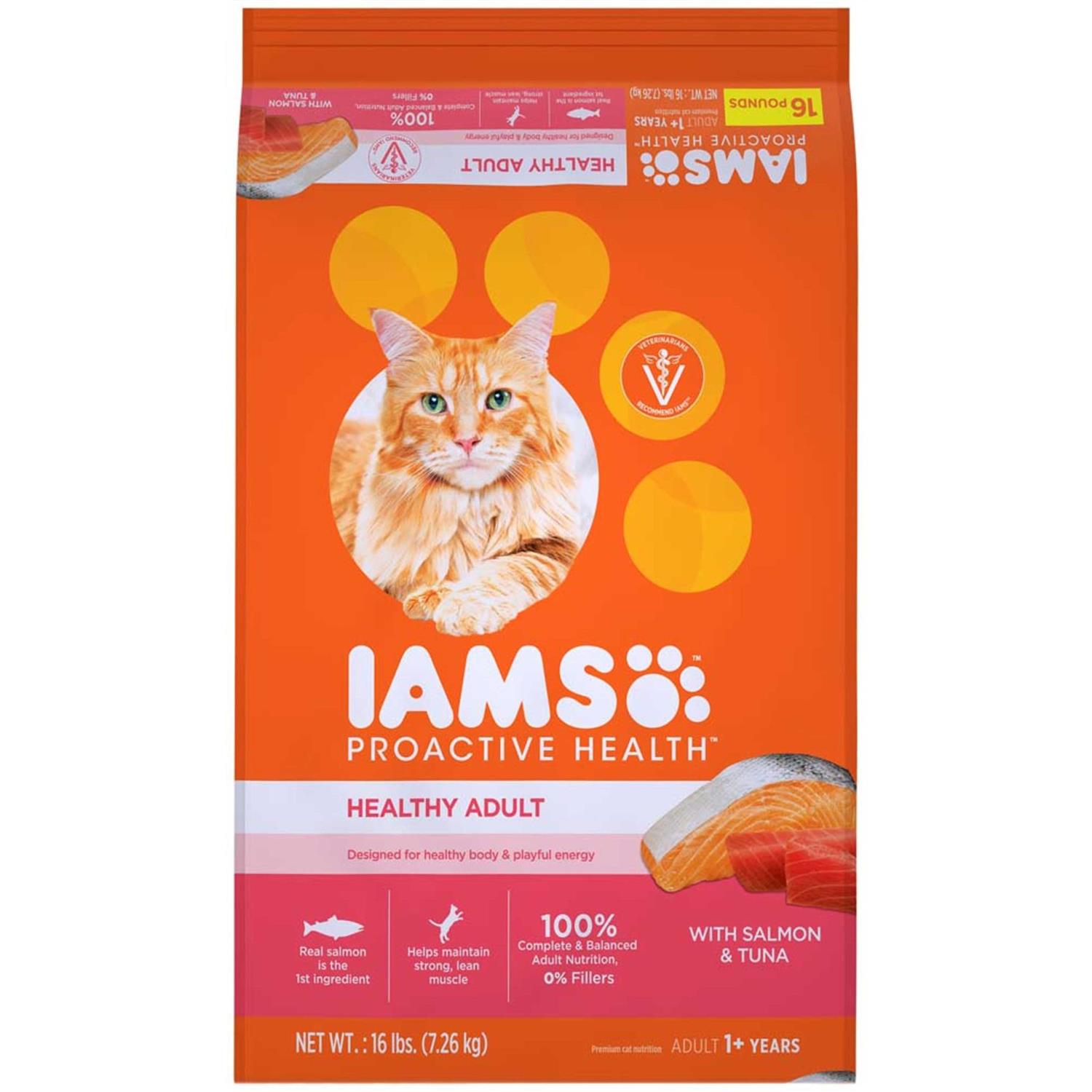 Iams Proactive Health Salmon Adult Dry Cat Food