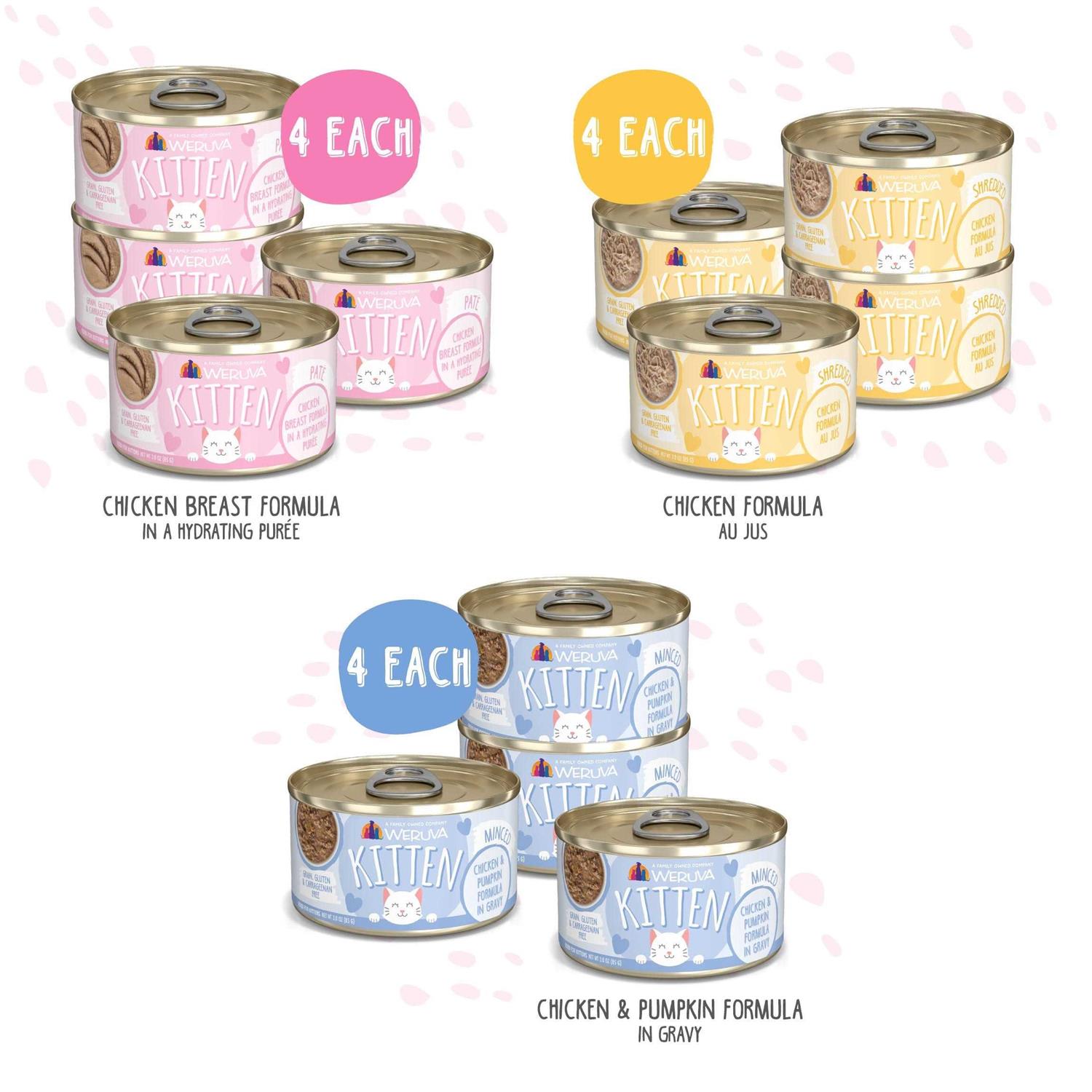 Alternative view of Weruva Kitten Fur Baby Favorites Cat Food Variety Pack