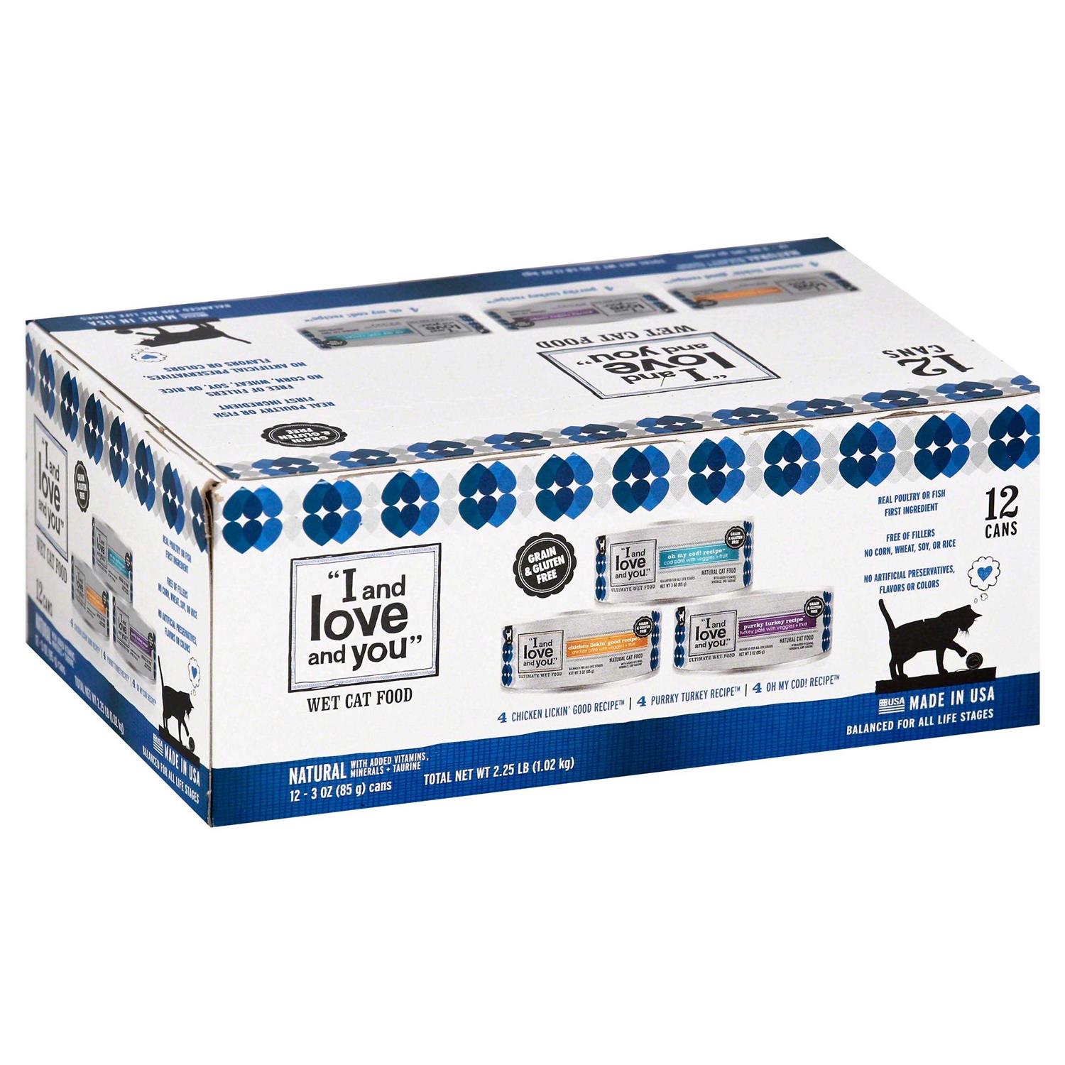 I and Love and You Variety Pack Canned Cat Food