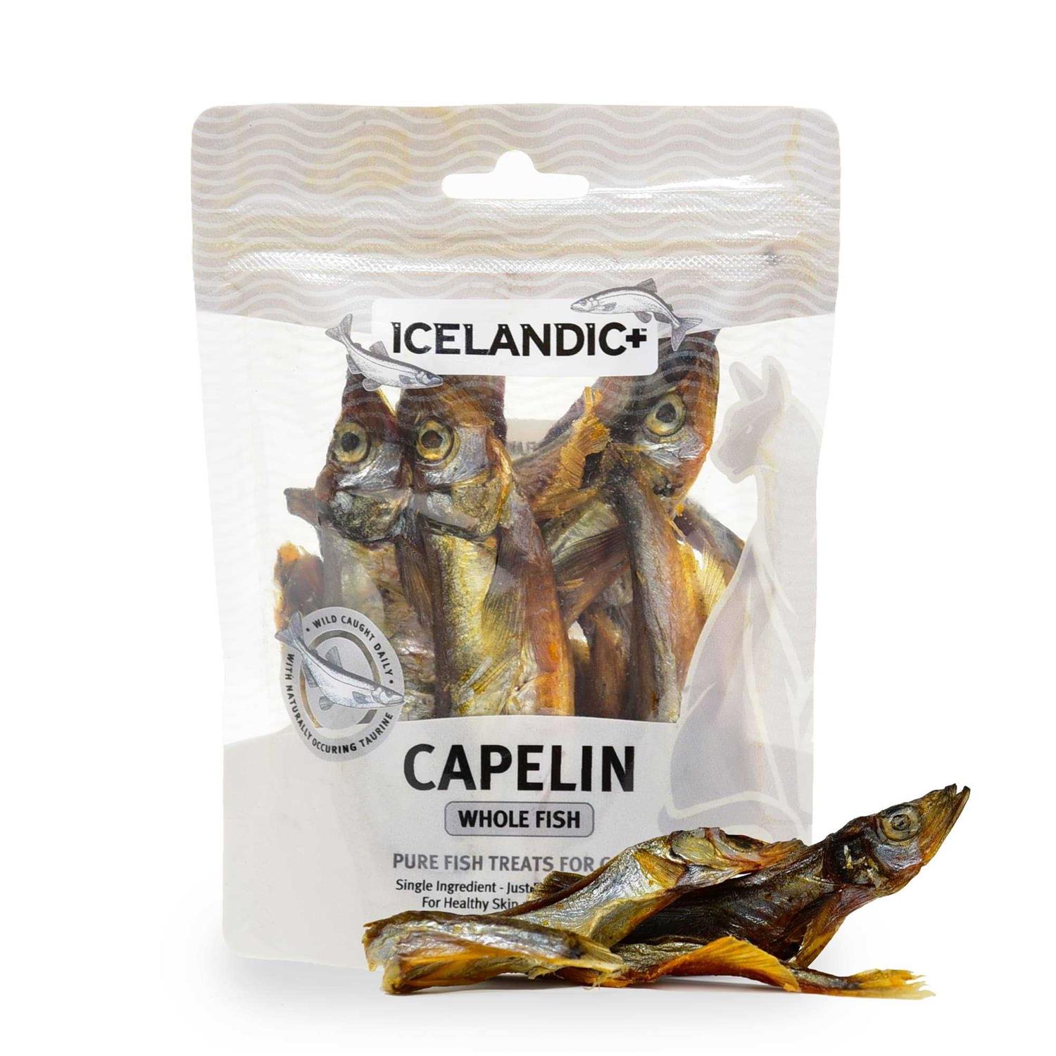 Alternative view of Icelandic+ Capelin Whole Fish Cat Treats