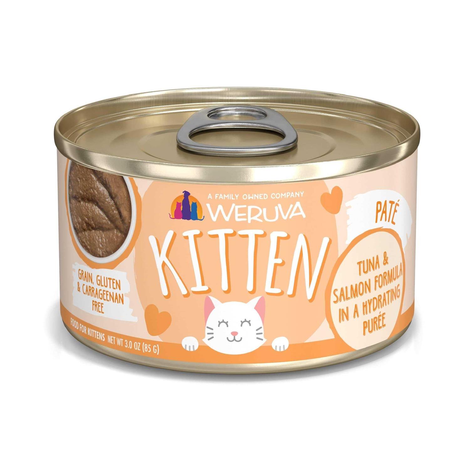 Weruva Kitten Tuna & Salmon Formula in a Hydrating Puree Cat Food