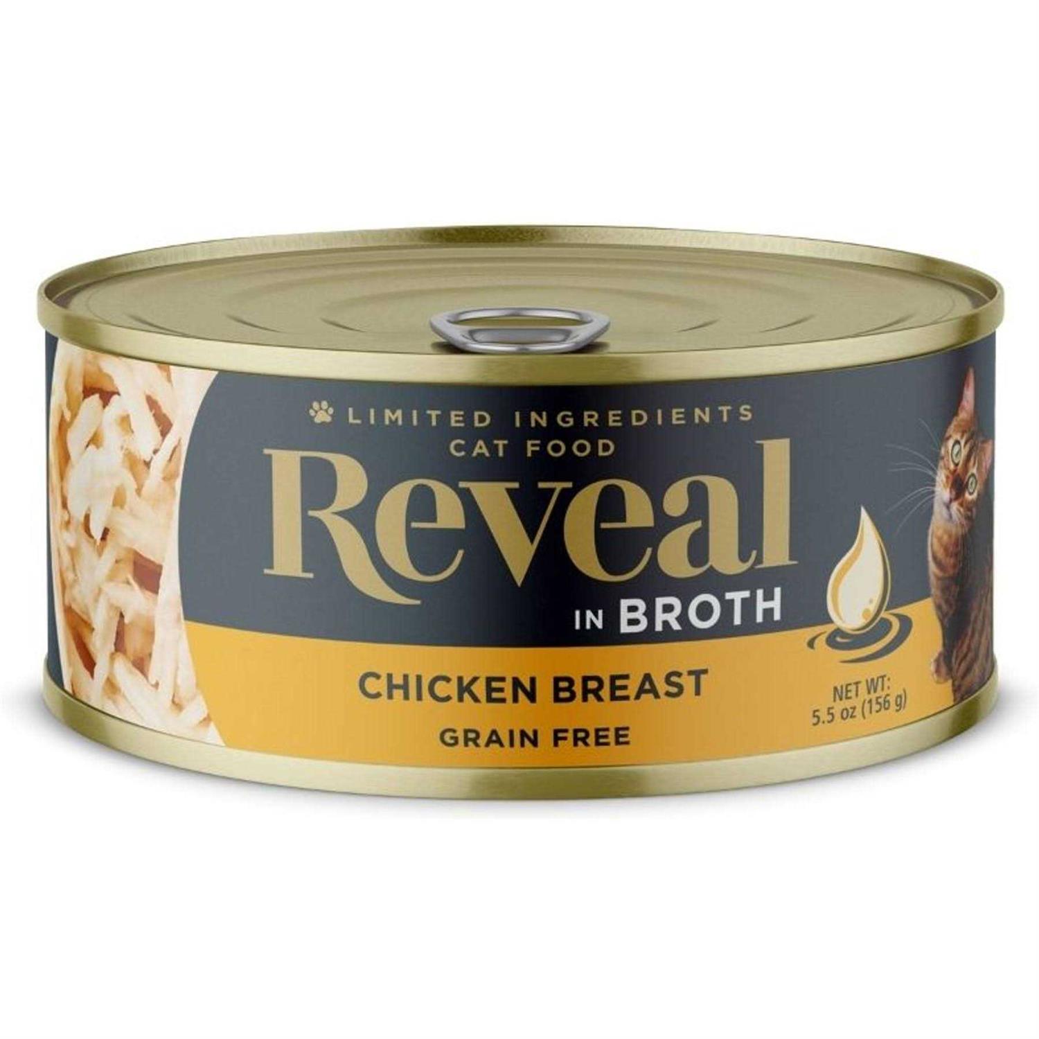 Reveal Natural Free Chicken Breast in Broth Wet Cat Food