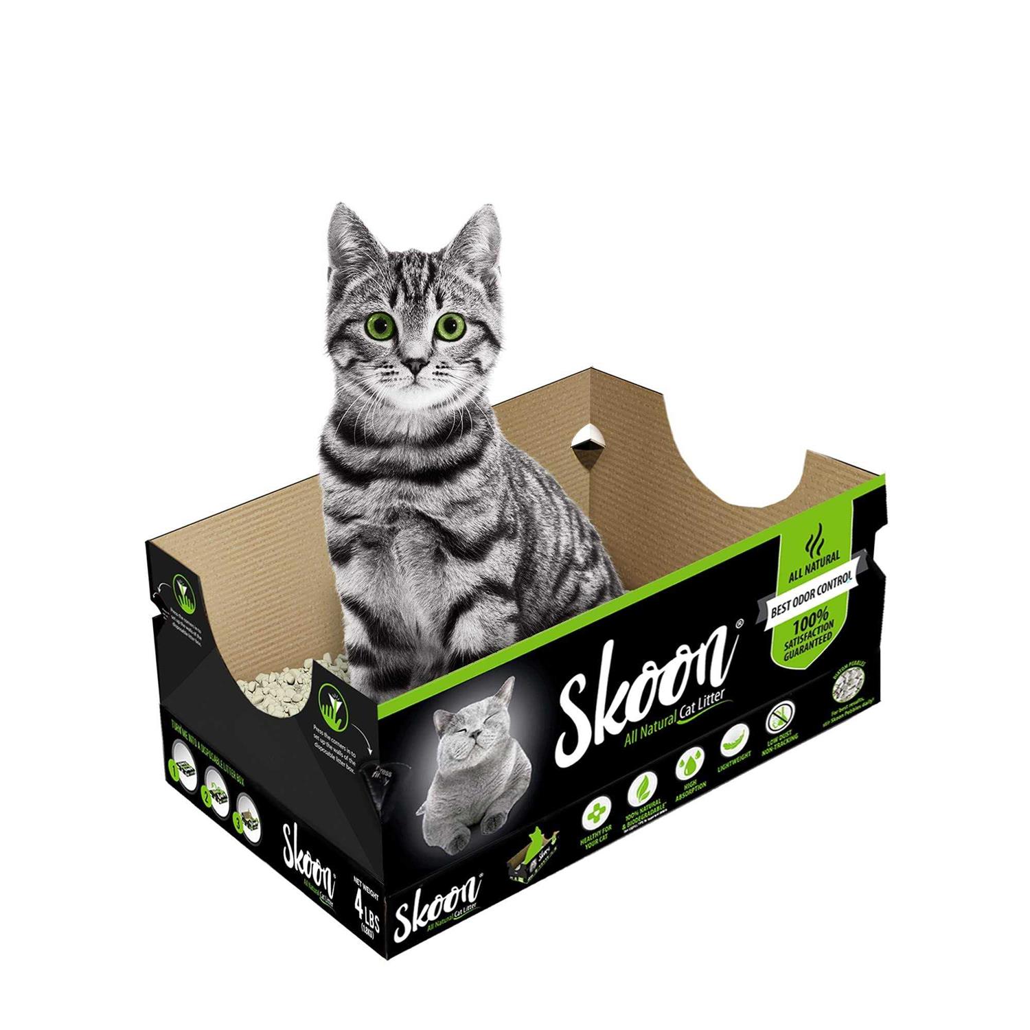 Skoon All Natural Disposable Cat Litter Box