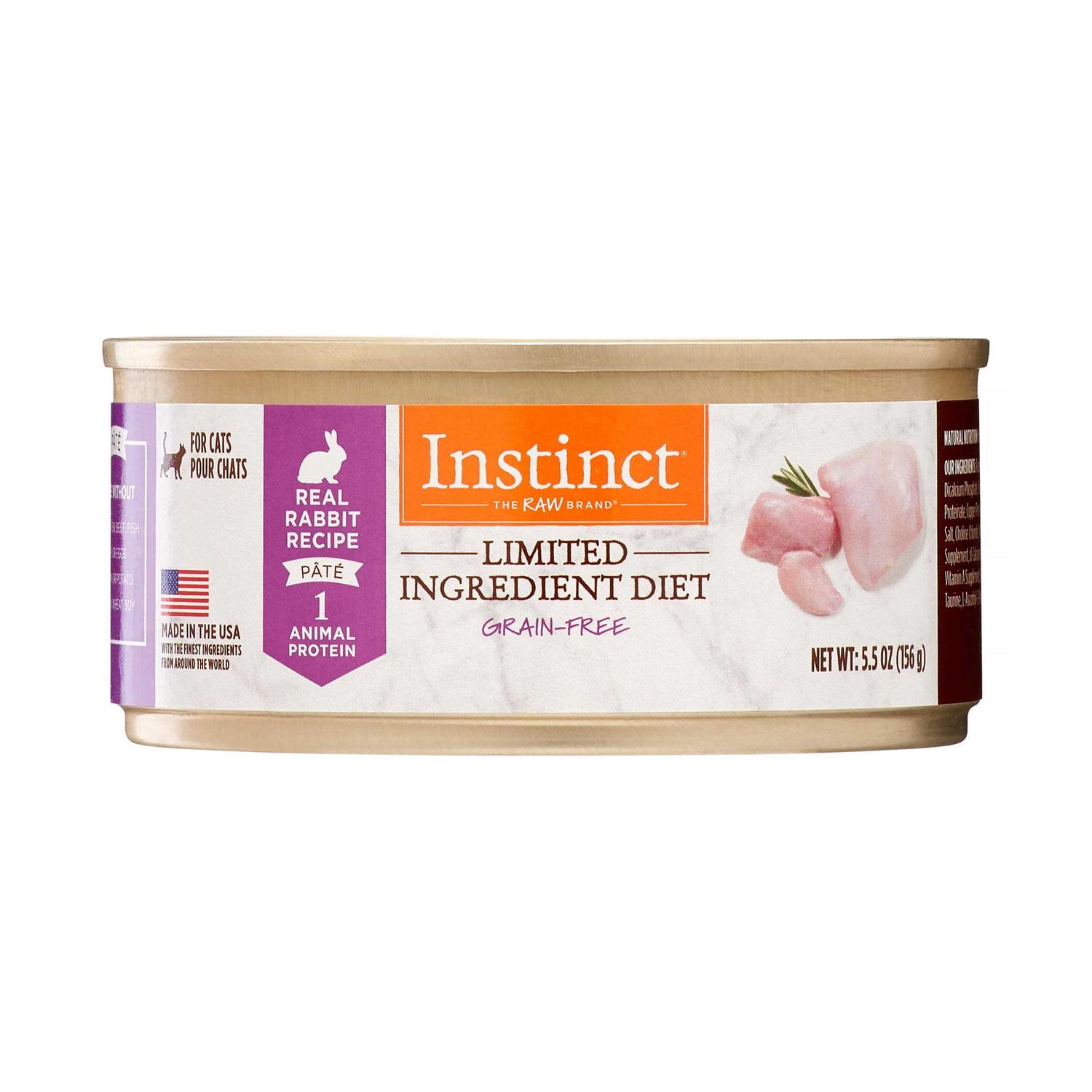 Instinct Limited Ingredient Diet Real Rabbit Recipe Grain-Free Cat Food