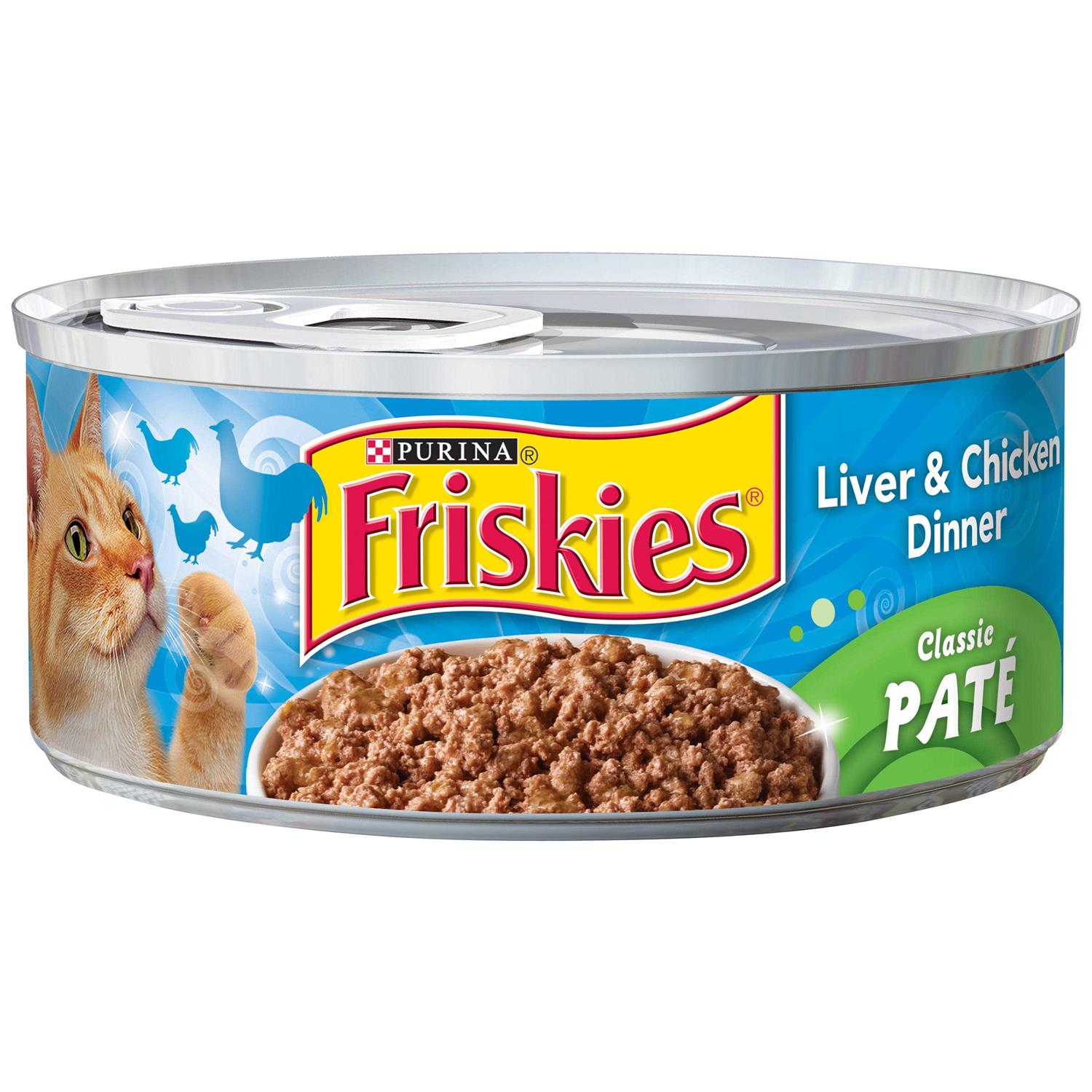 Friskies Liver & Chicken Dinner Pate Wet Cat Food