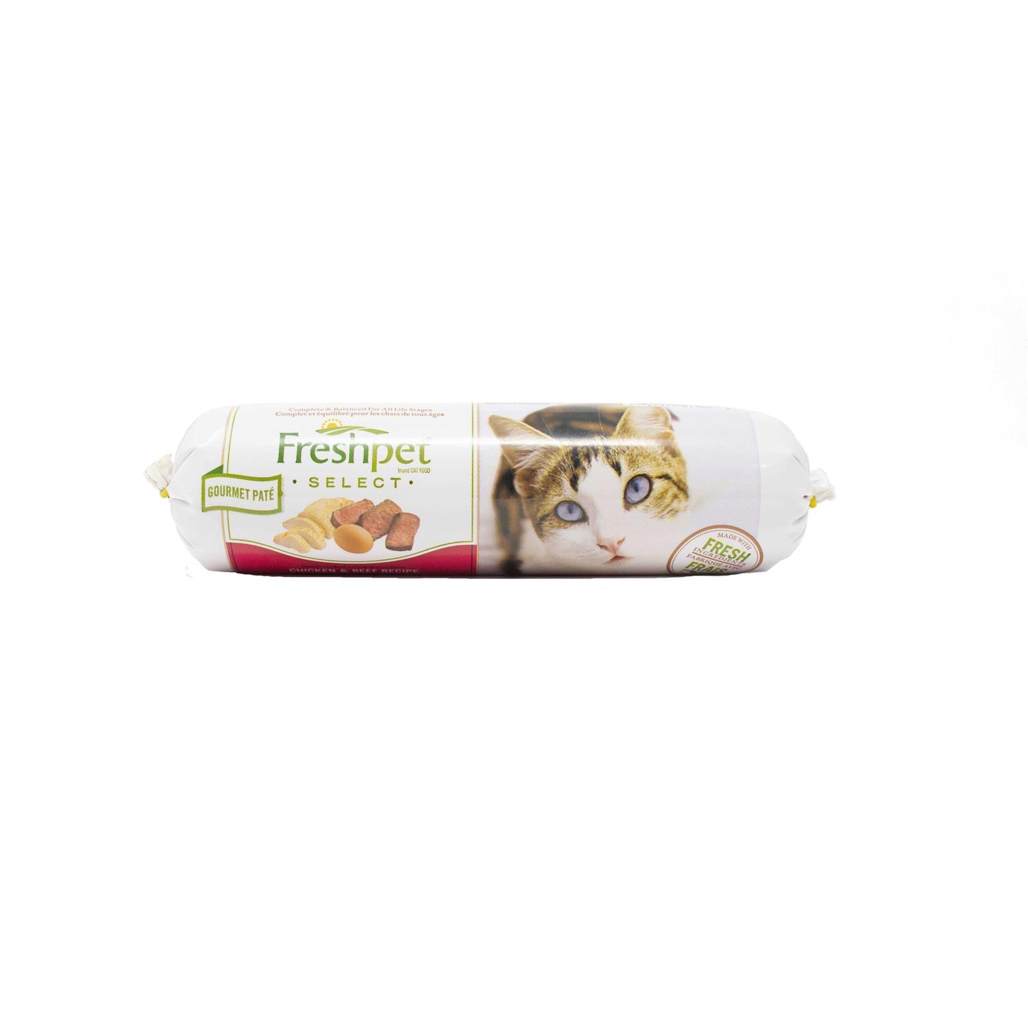 Freshpet Select Grain Free Chicken & Beef Recipe Gourmet Paté Cat Food