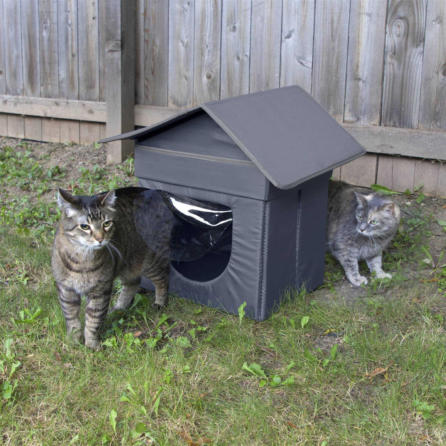 Alternative view of Kitty City Outdoor Cat House