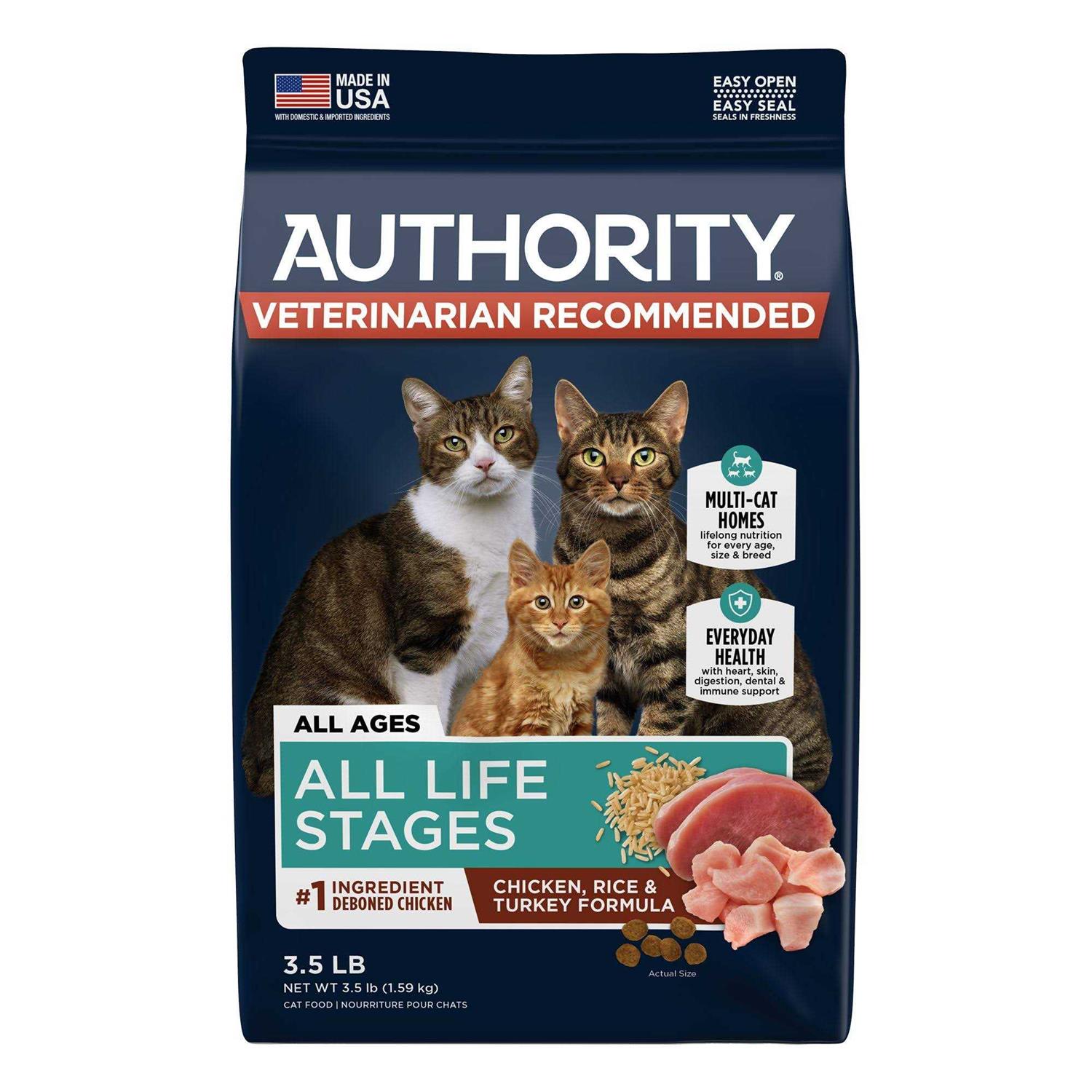 Authority Everyday Health All Life Stages Dry Cat Food