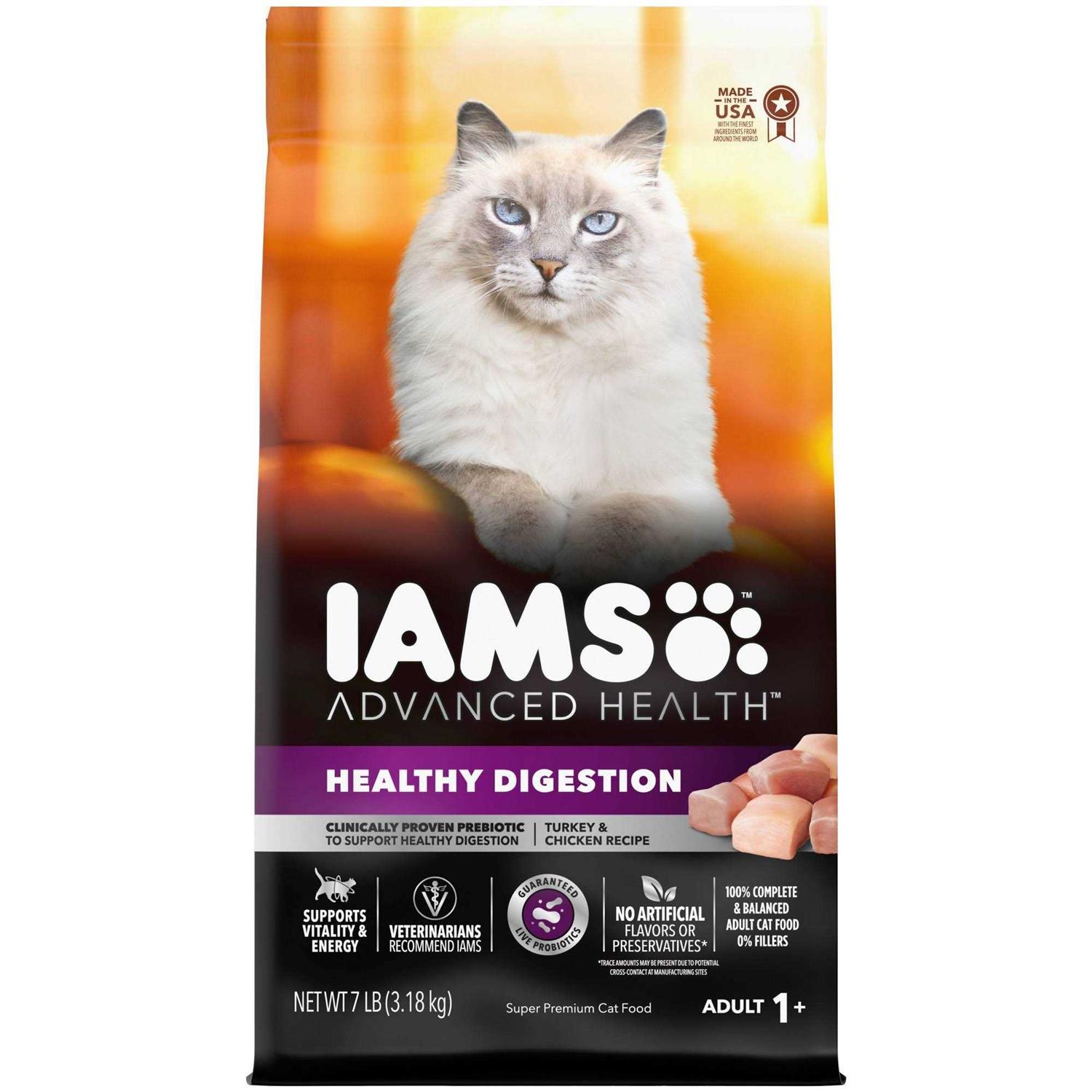 Iams Advanced Health Healthy Digestion Turkey & Chicken Recipe Adult Dry Cat Food