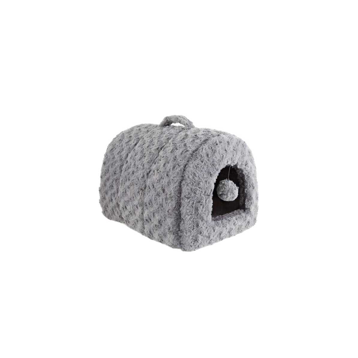Alternative view of Whisker City Fur Hide Cat Hut Pink