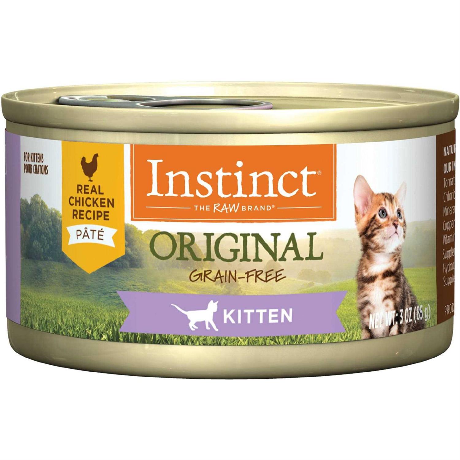 Instinct Original Kitten Real Chicken Recipe Grain-Free Wet Cat Food