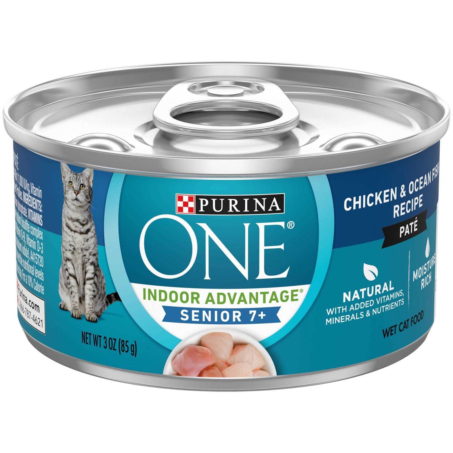 Purina ONE Chicken & Ocean Vibrant Maturity 7+ Wet Cat Food
