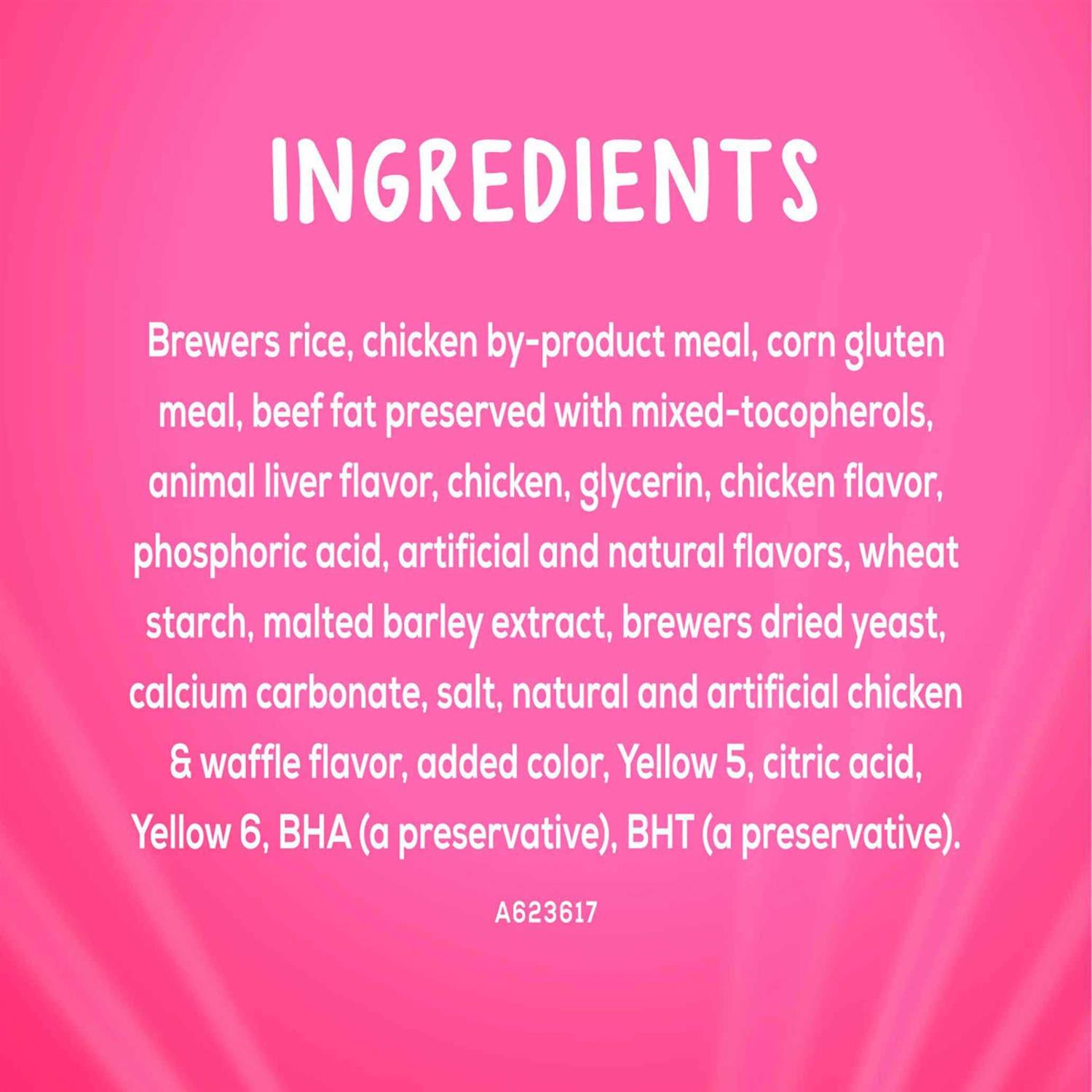 Alternative view of Friskies Cat Treats Party Mix Chicken & Waffle Flavors