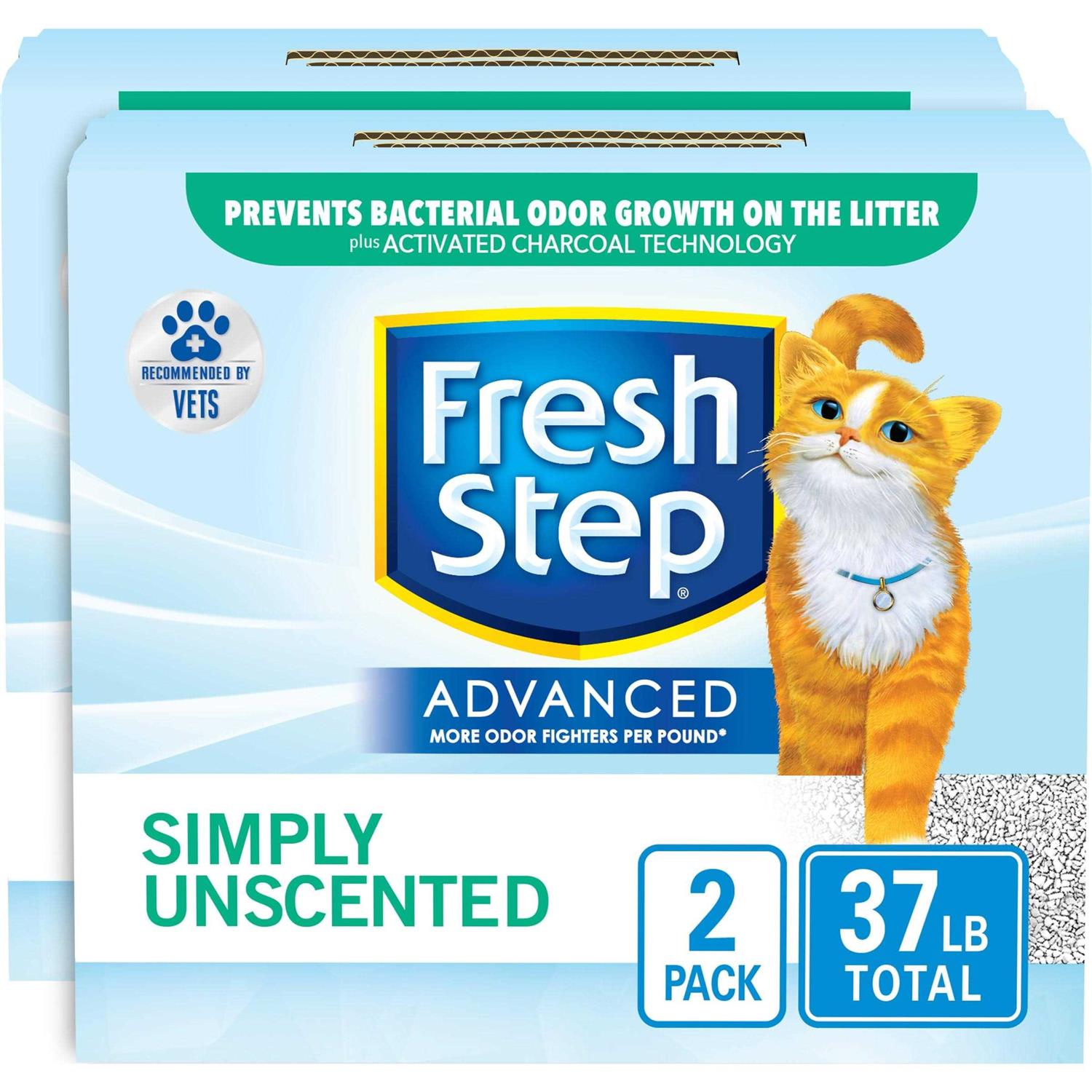 Fresh Step Advanced Simply Unscented Clumping Cat Litter