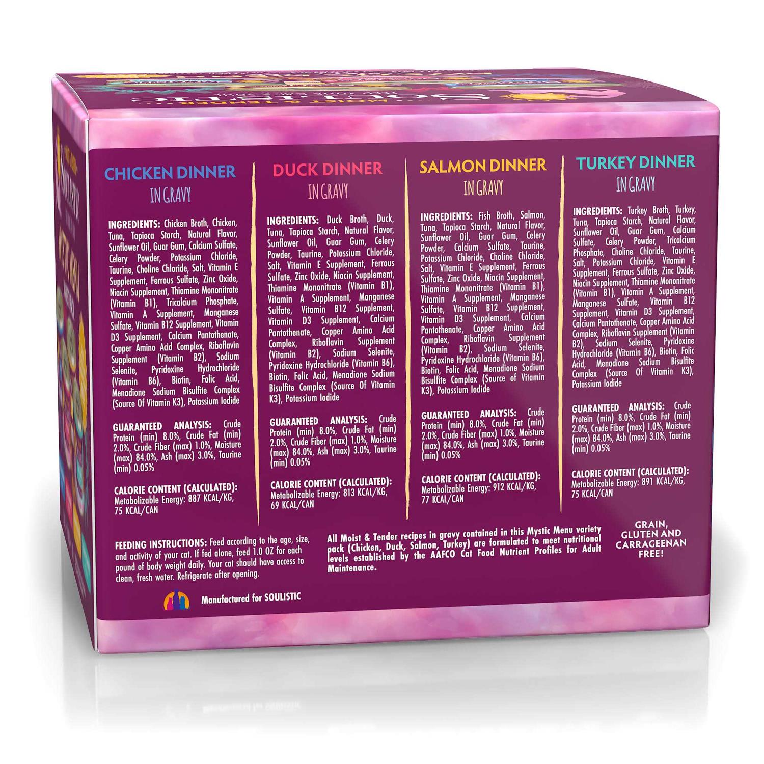 Alternative view of Soulistic Mystic Menu Moist & Tender Cat Food
