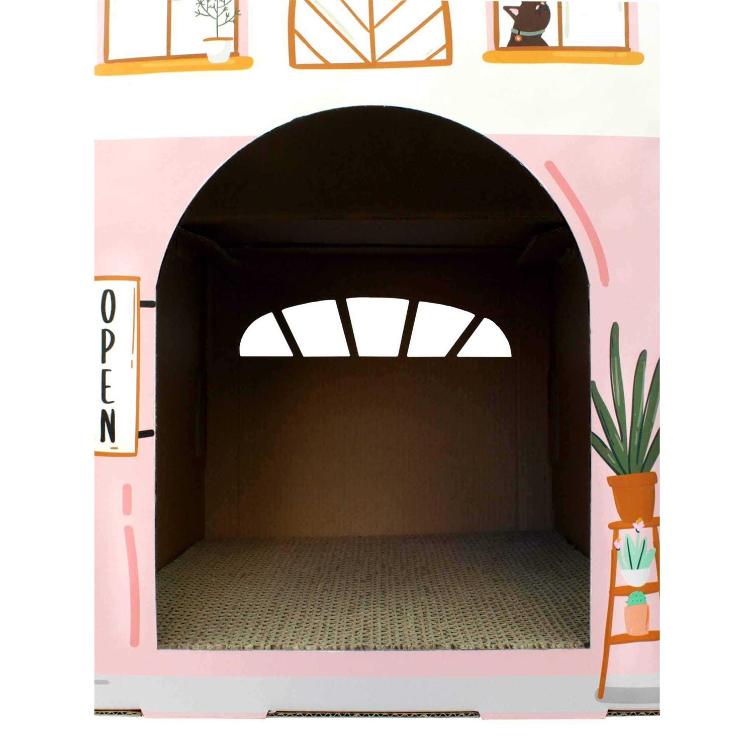 Alternative view of American Cat Club Cozy Cat Café House Cat Scratcher