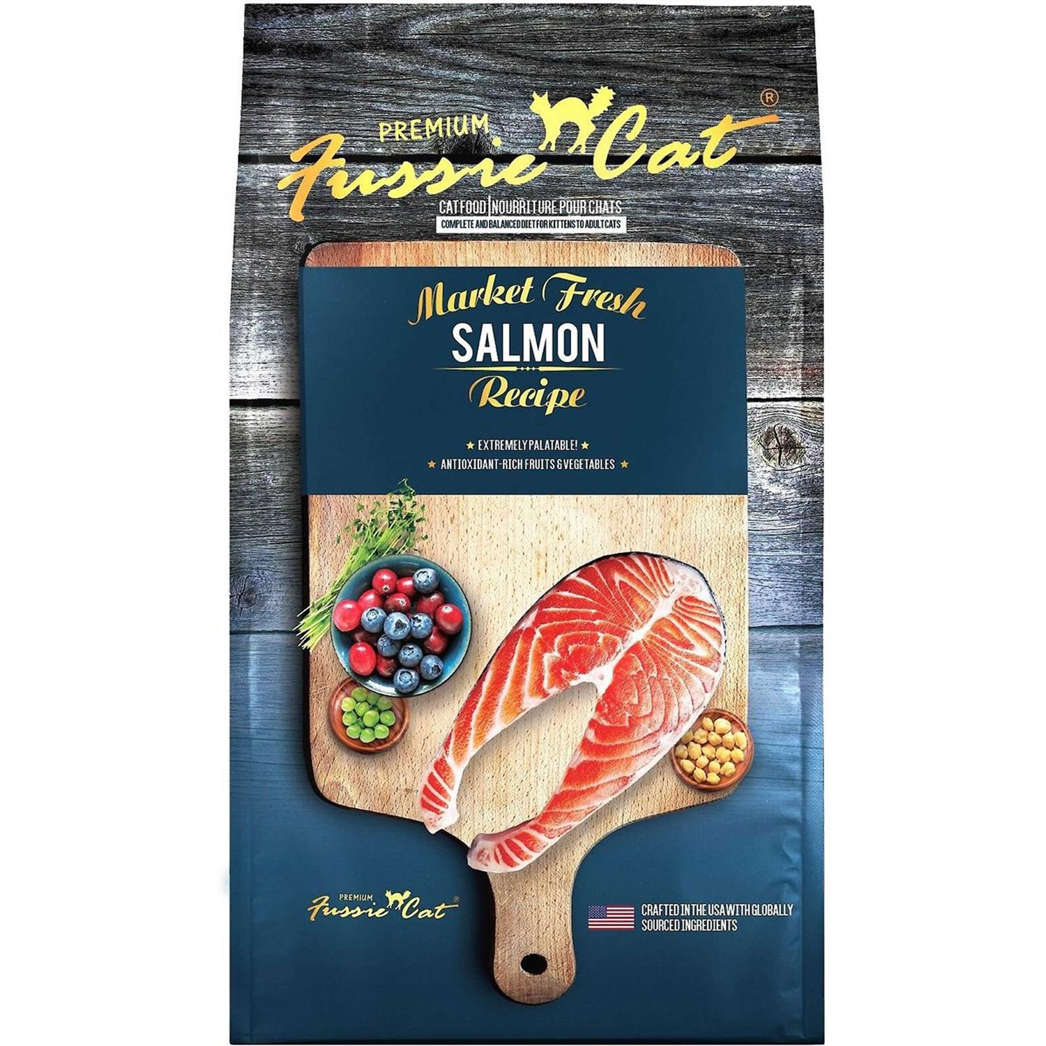 Fussie Cat Dry Cat Food Market Fresh Salmon
