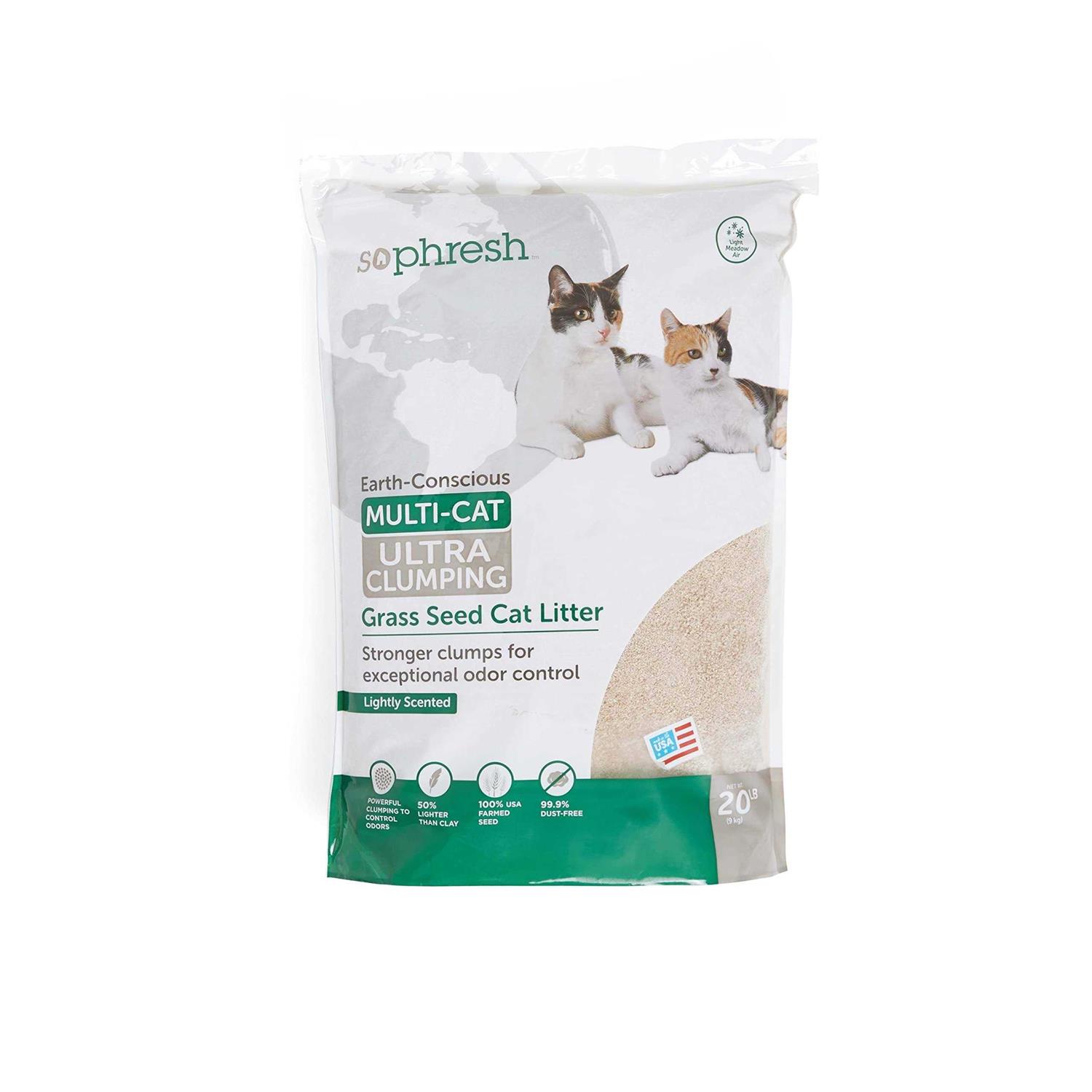 So Phresh Extreme Clumping Scented Grass Seed Cat Litter
