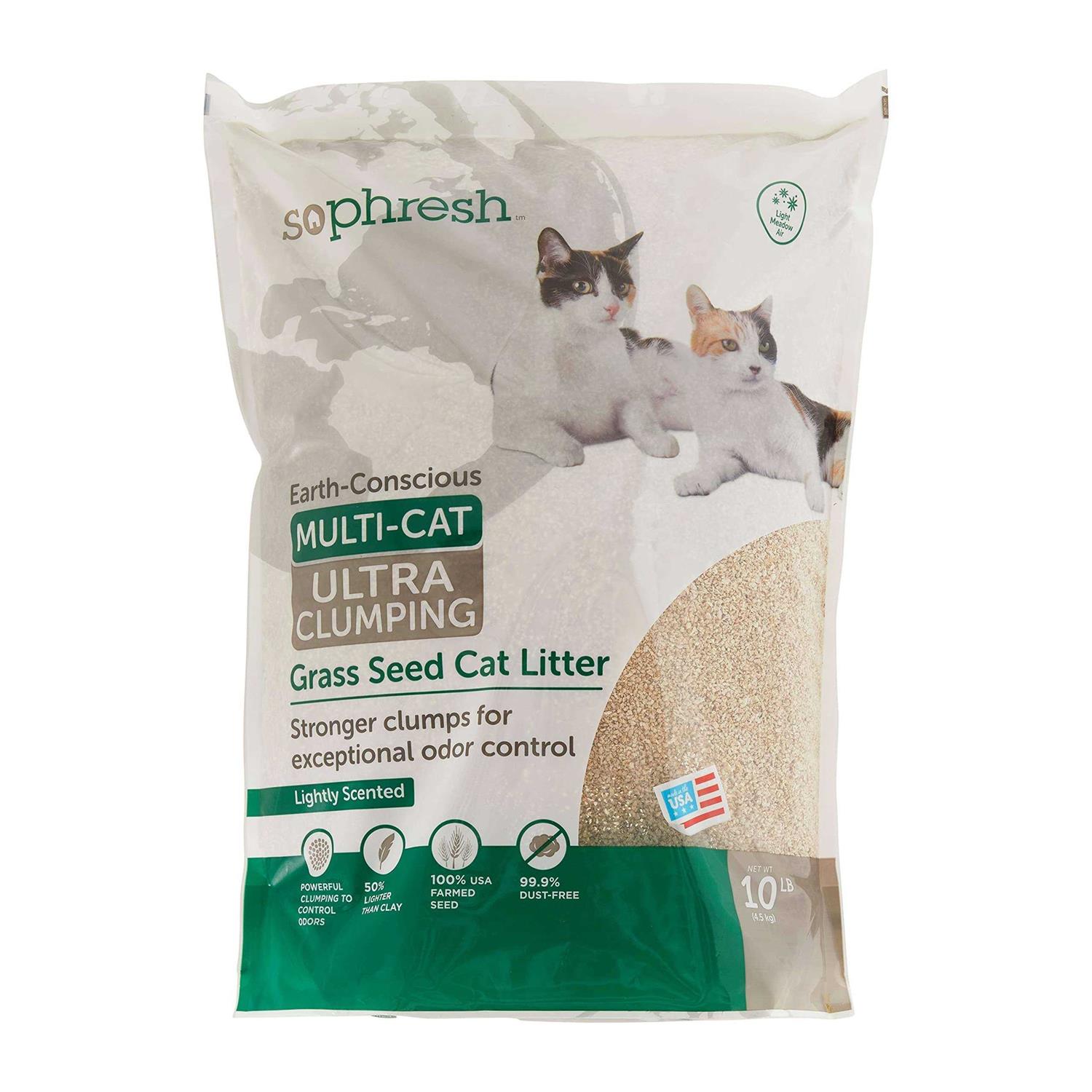 So Phresh Extreme Clumping Scented Grass Seed Cat Litter