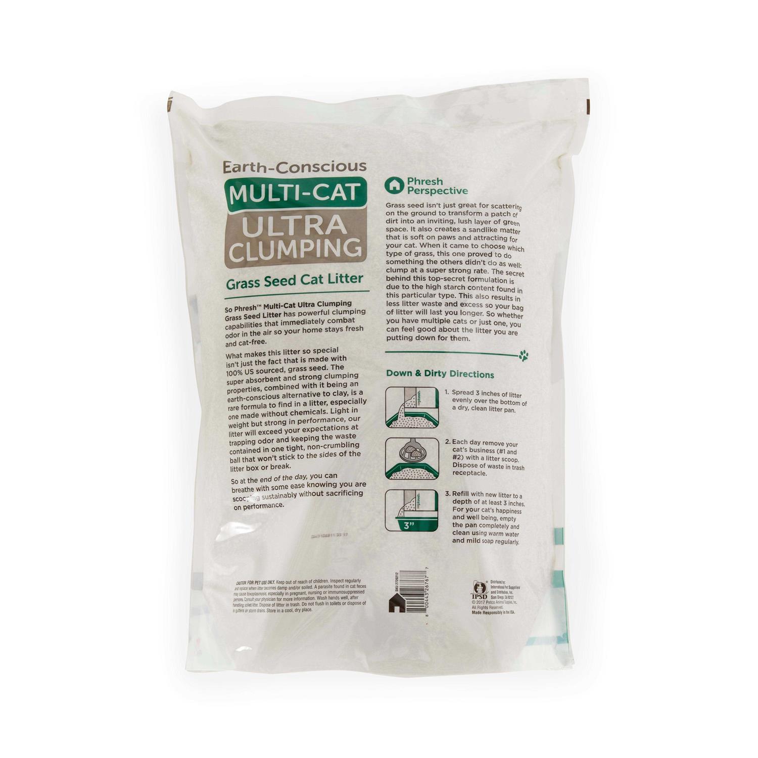 Alternative view of So Phresh Extreme Clumping Scented Grass Seed Cat Litter