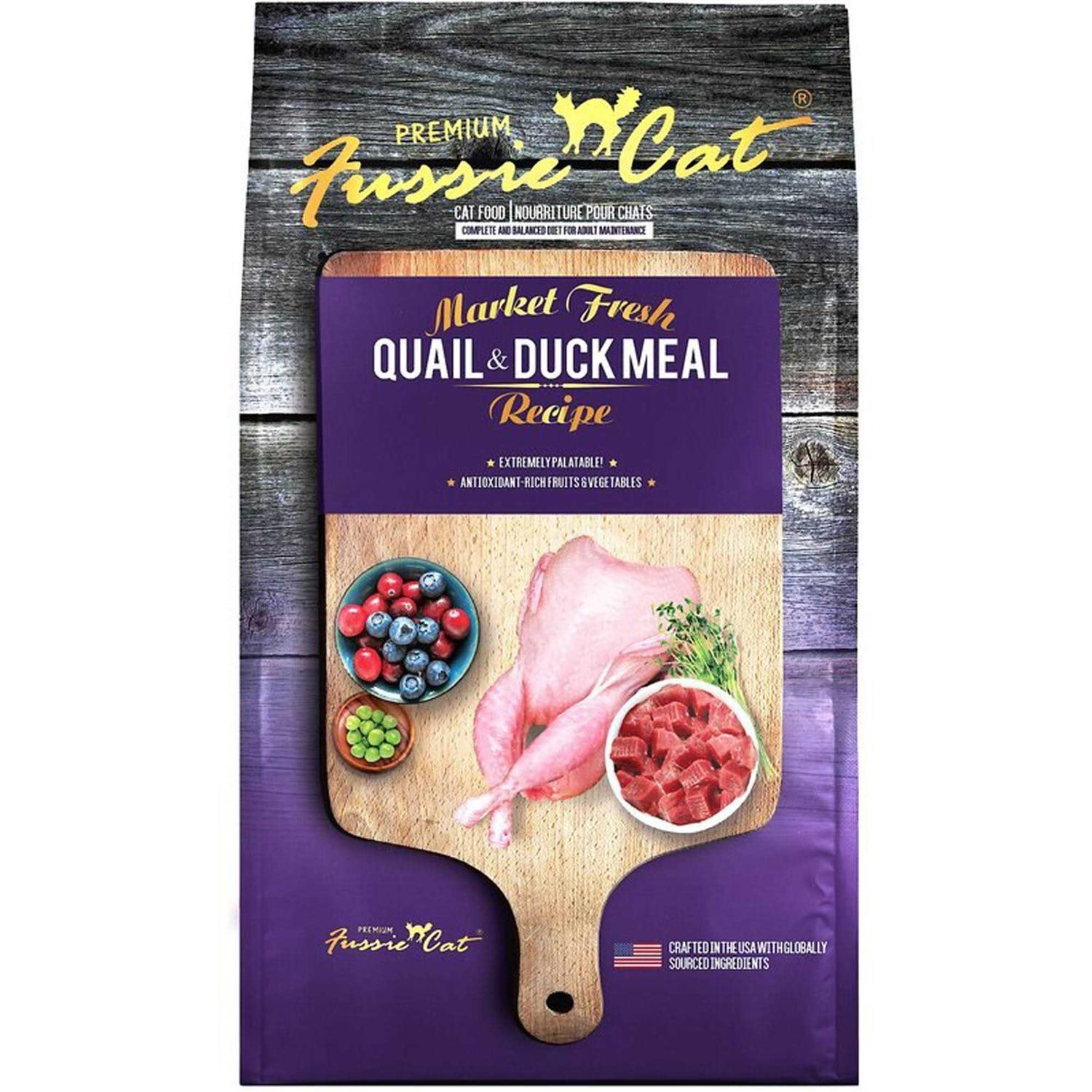 Fussie Cat Market Fresh Quail & Duck Meal Dry Cat Food