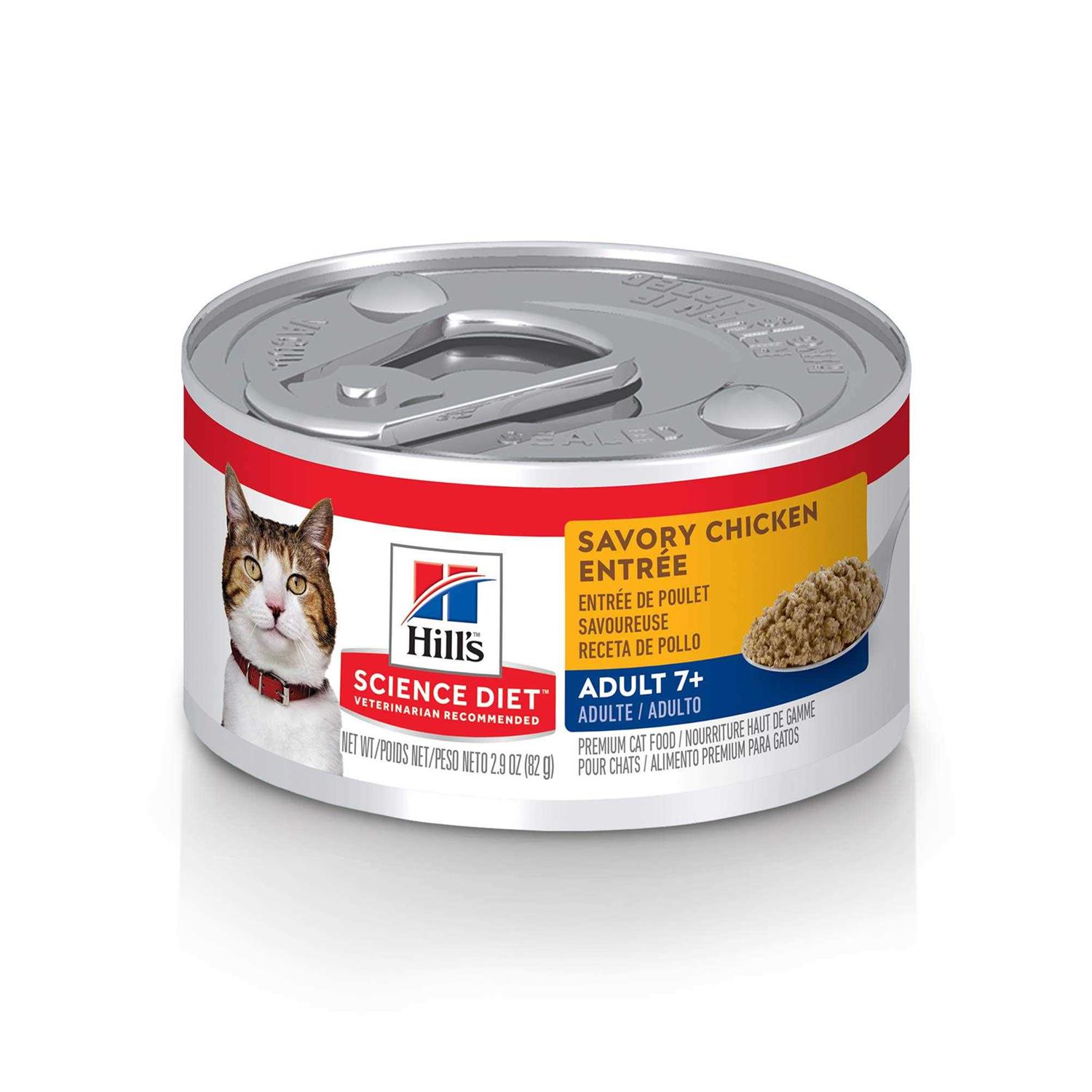 Hill's Science Diet Adult 7+ Savory Cat Food Chicken Entree