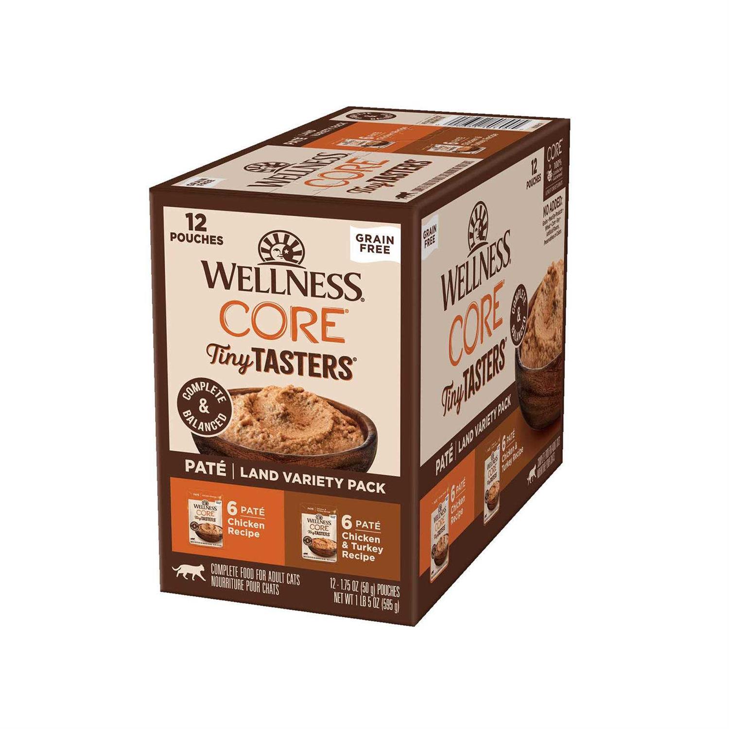 Wellness CORE Tiny Tasters Land Variety Pack Wet Cat Food