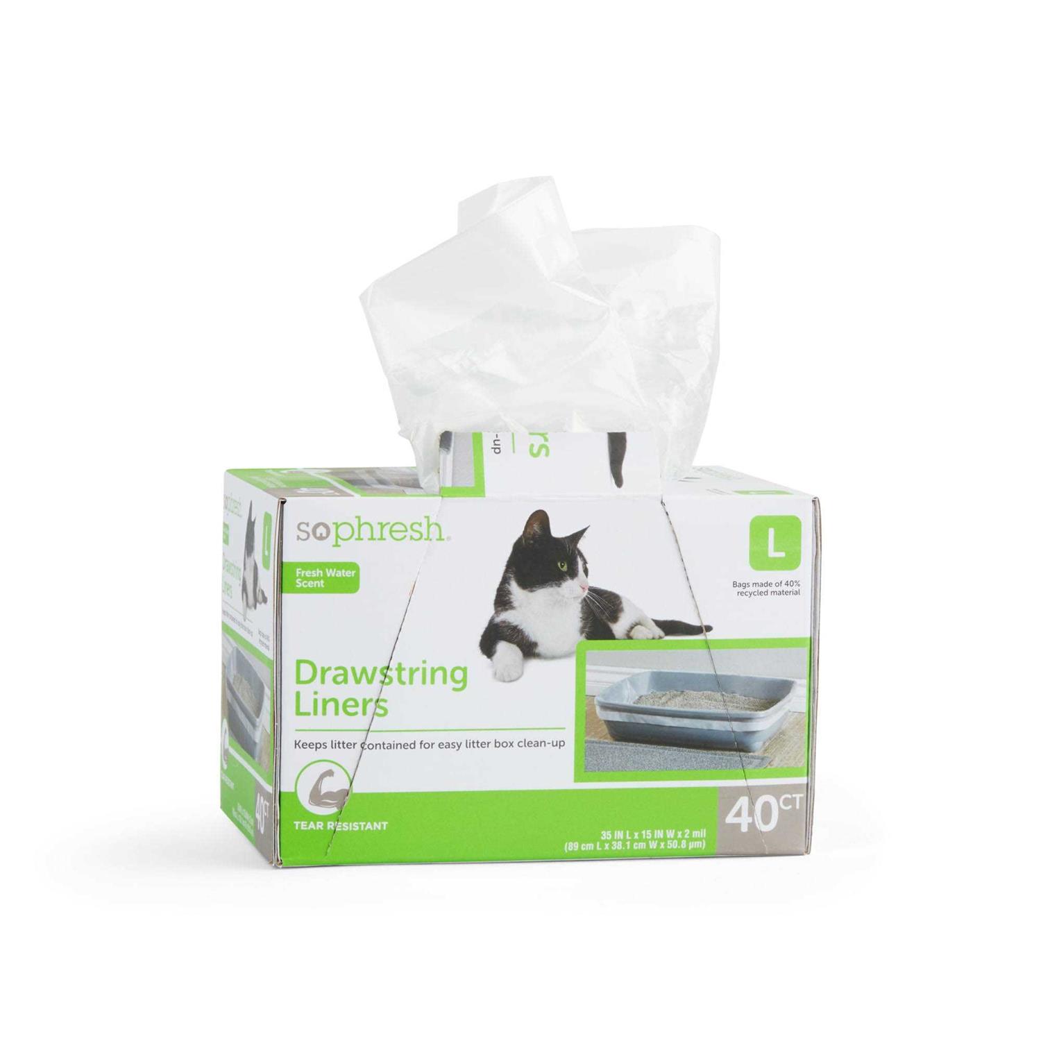 Alternative view of So Phresh Drawstring Cat Litter Box Liners
