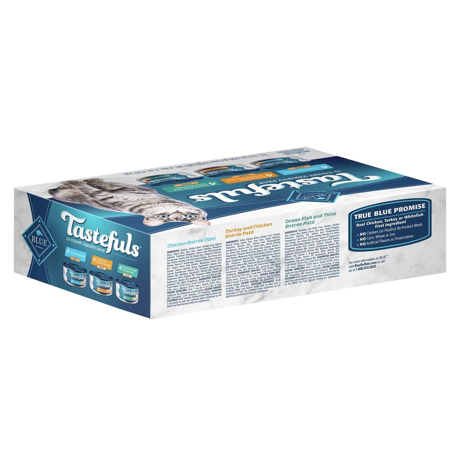 Alternative view of Blue Buffalo Tastefuls Wet Cat Food Variety Pack