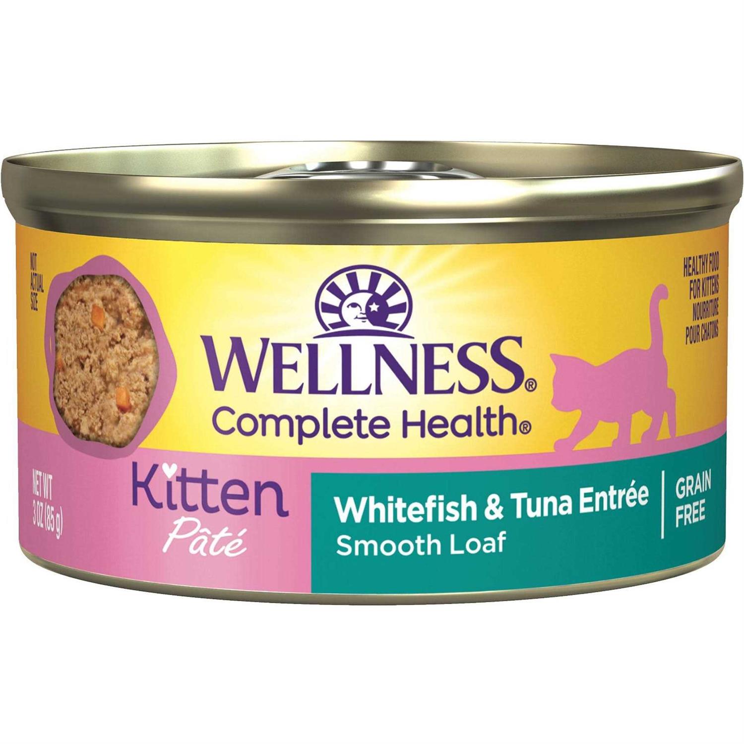 Wellness Complete Health Kitten Whitefish & Tuna Wet Cat Food