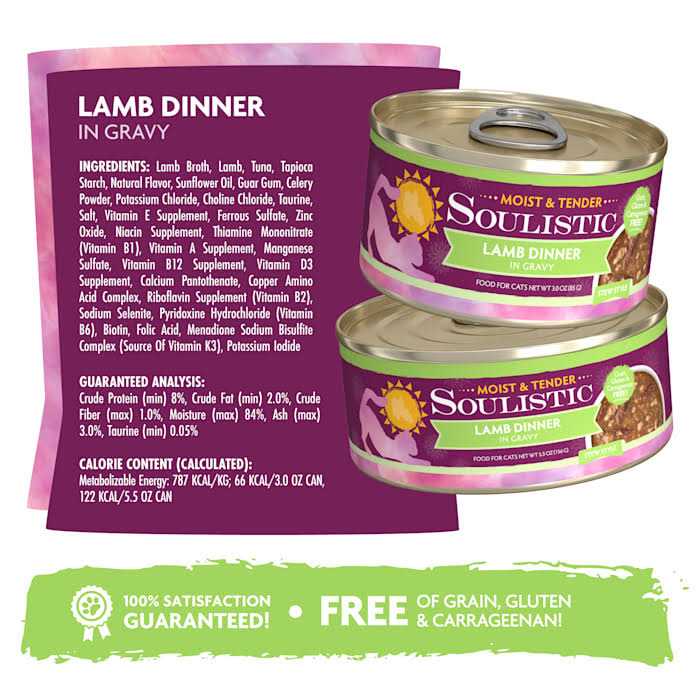 Alternative view of Soulistic Moist & Tender Dinner in Gravy Wet Cat Food
