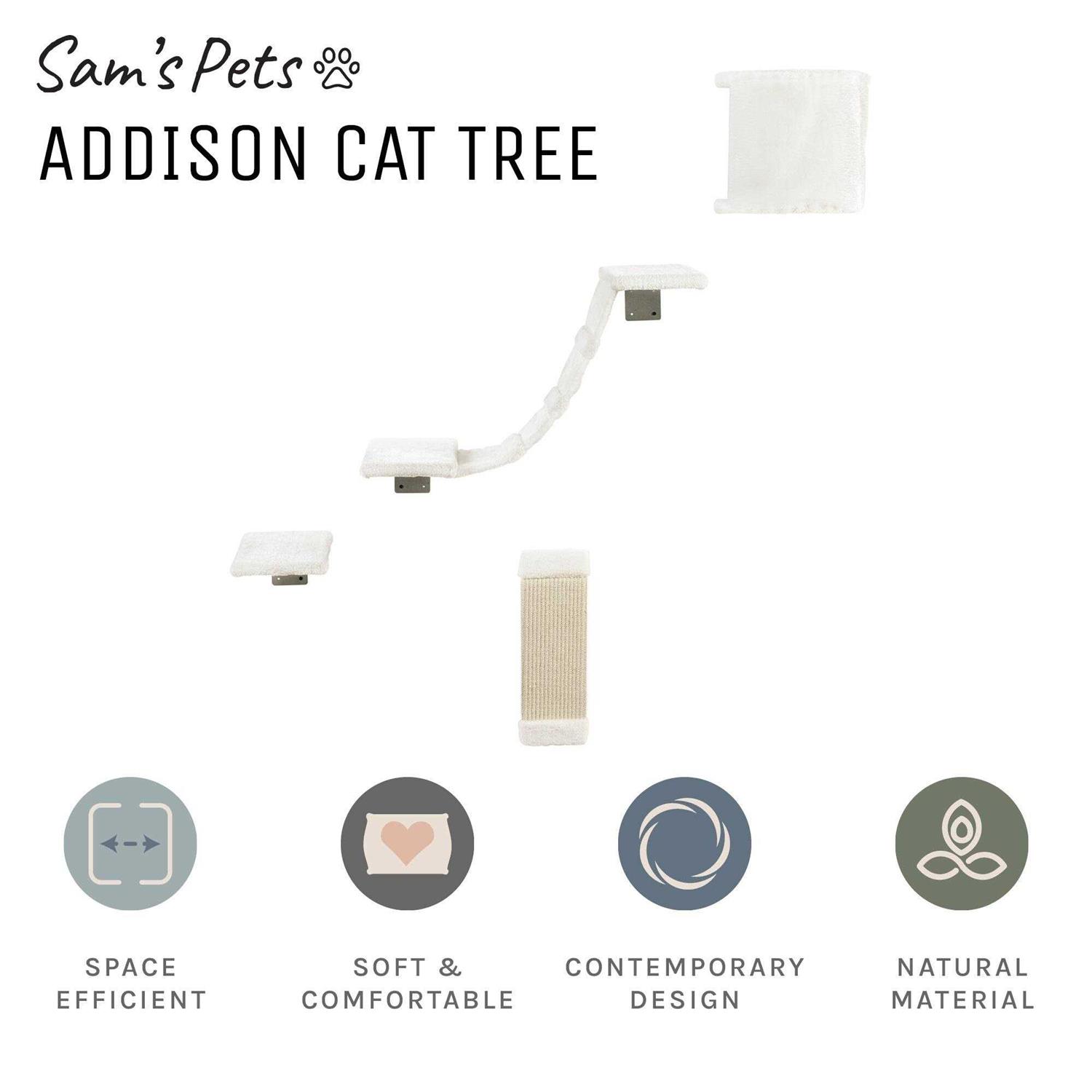Alternative view of Sam's Pets Addison Wall Climber Cat Tree