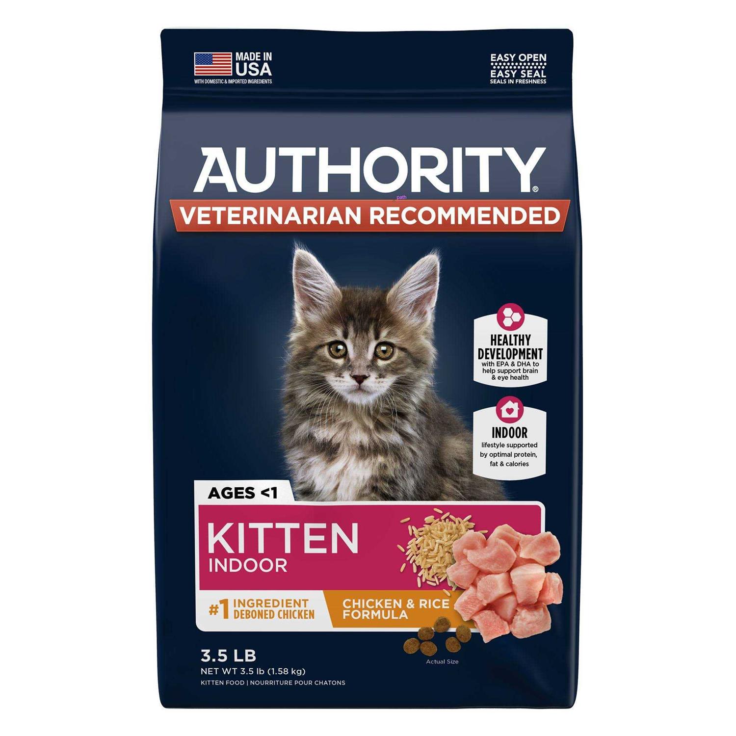 Authority Everyday Health Indoor Kitten Cat Dry Food