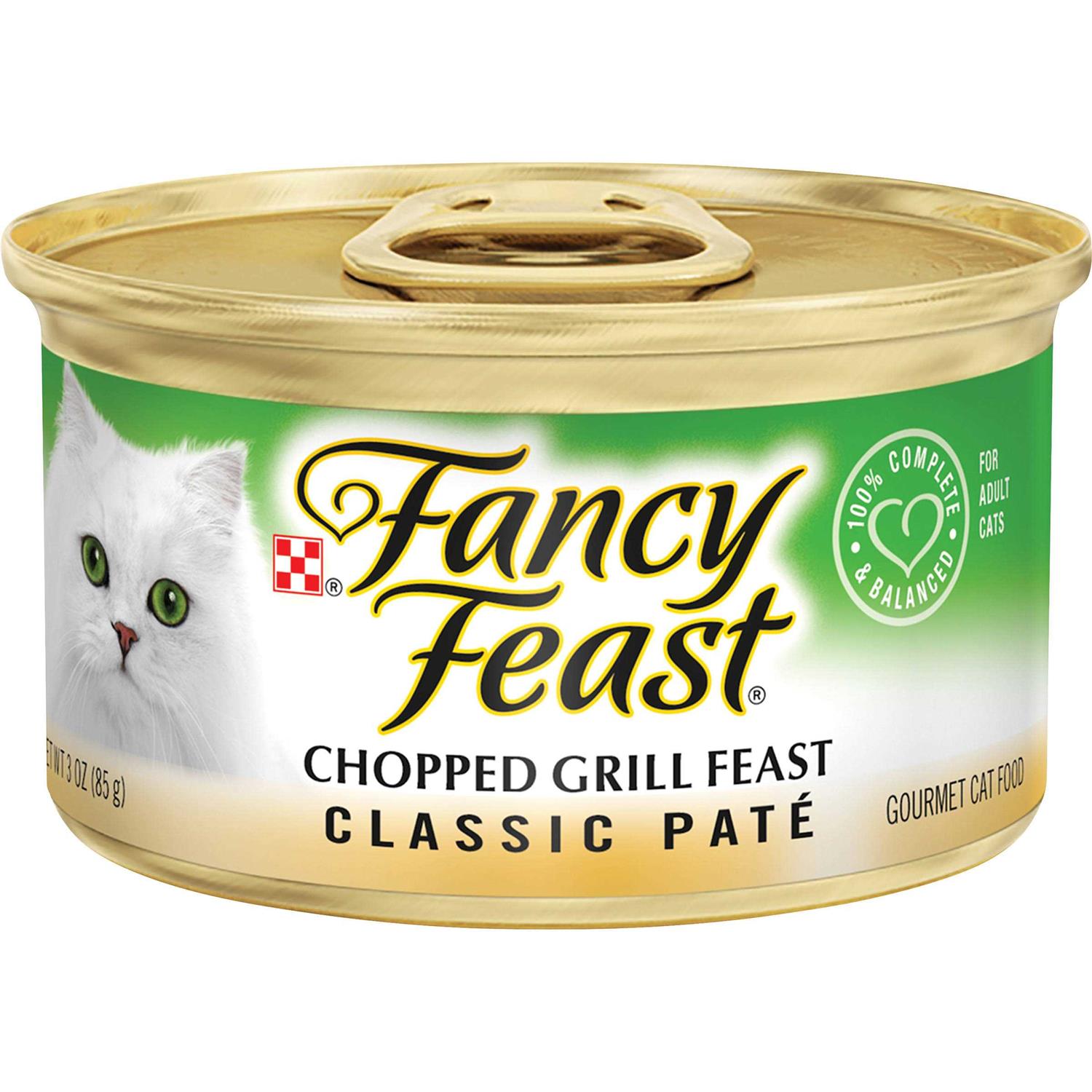 Purina Fancy Feast Chopped Grill Feast Classic Wet Cat Food Pate