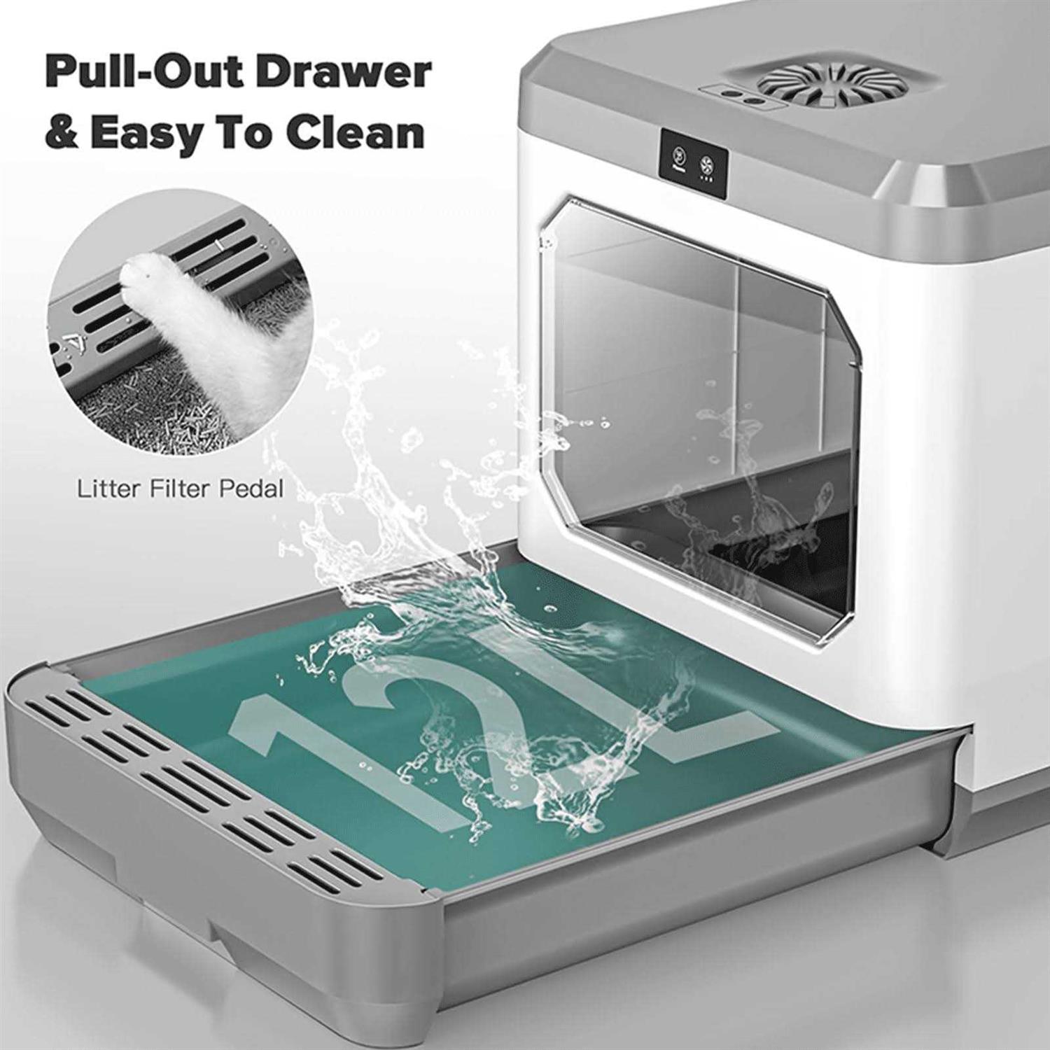 Alternative view of Arcwares Litter Box Large Cat Litter Box Enclosure Furniture Odor Removal