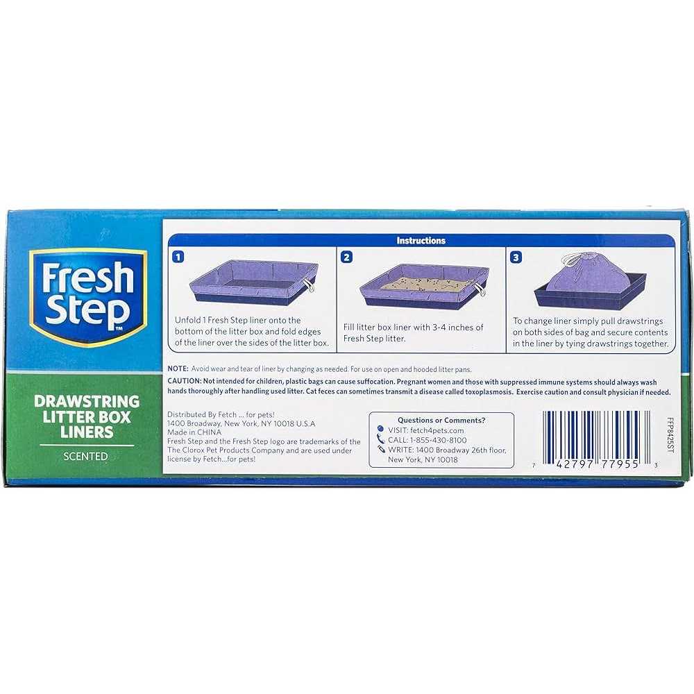 Alternative view of Fresh Step Drawstring Litter Box Liners Scented Large