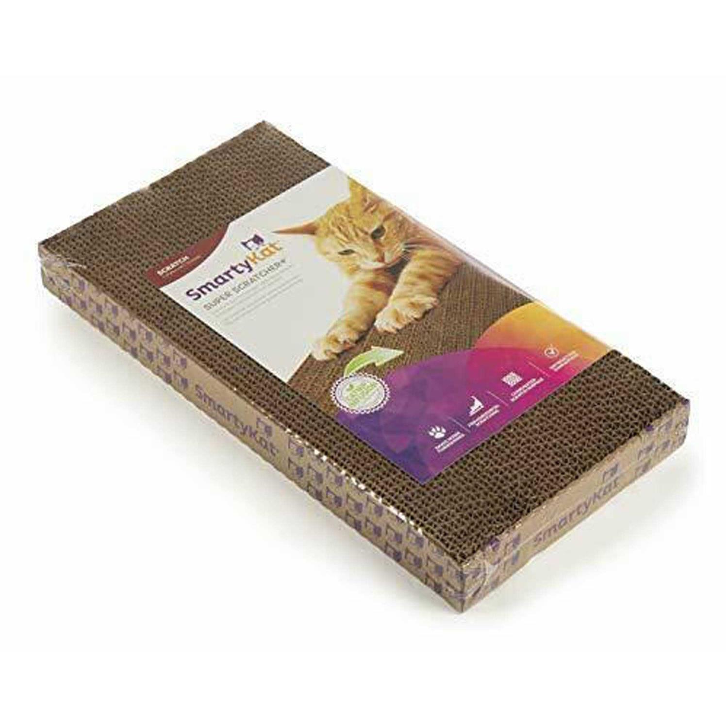 SmartyKat Super Scratcher+ Double Wide Corrugate with Catnip