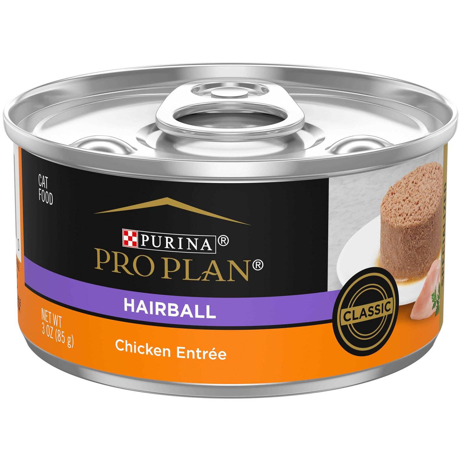 Purina Pro Plan Hairball Control Cat Food Wet Pate
