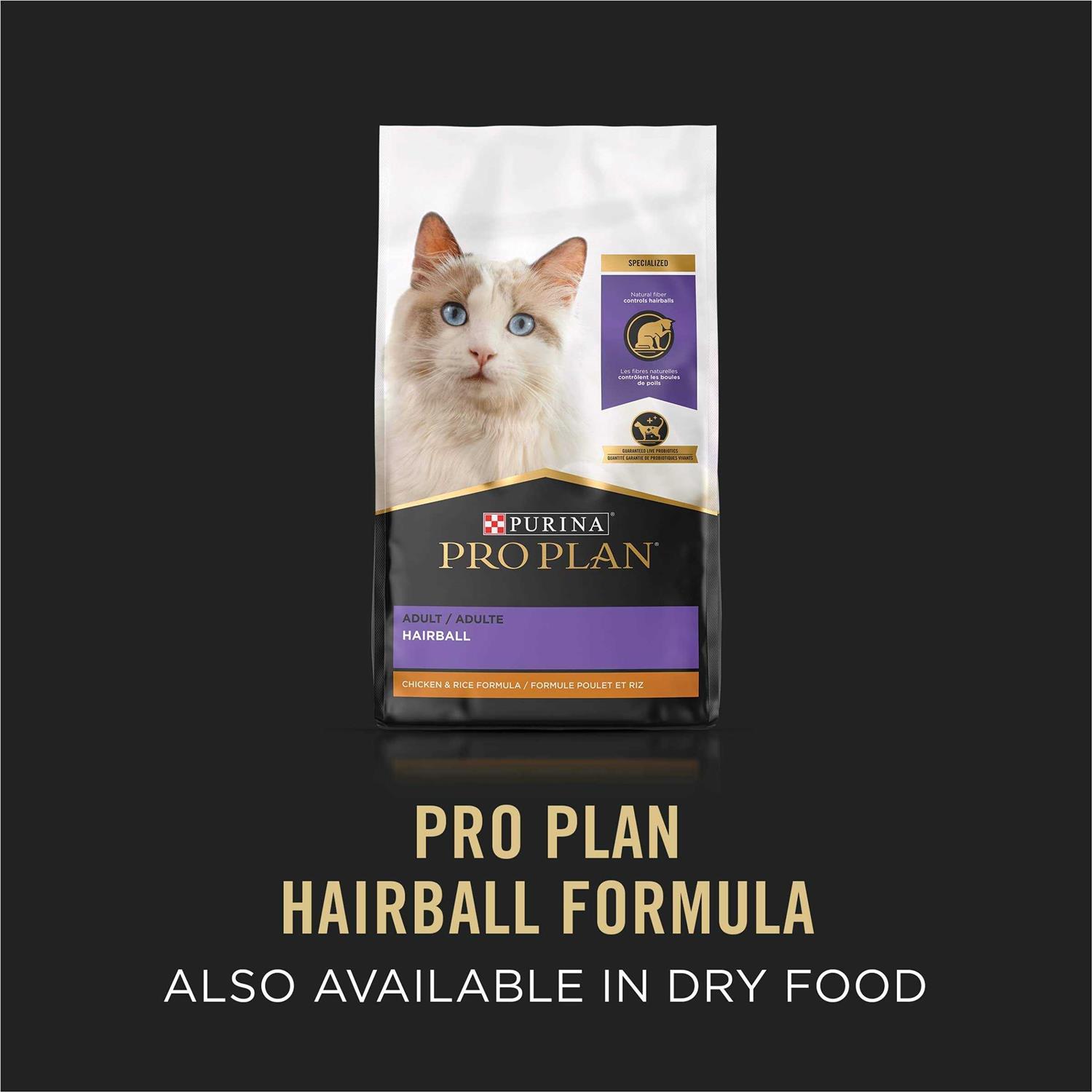 Alternative view of Purina Pro Plan Hairball Control Cat Food Wet Pate