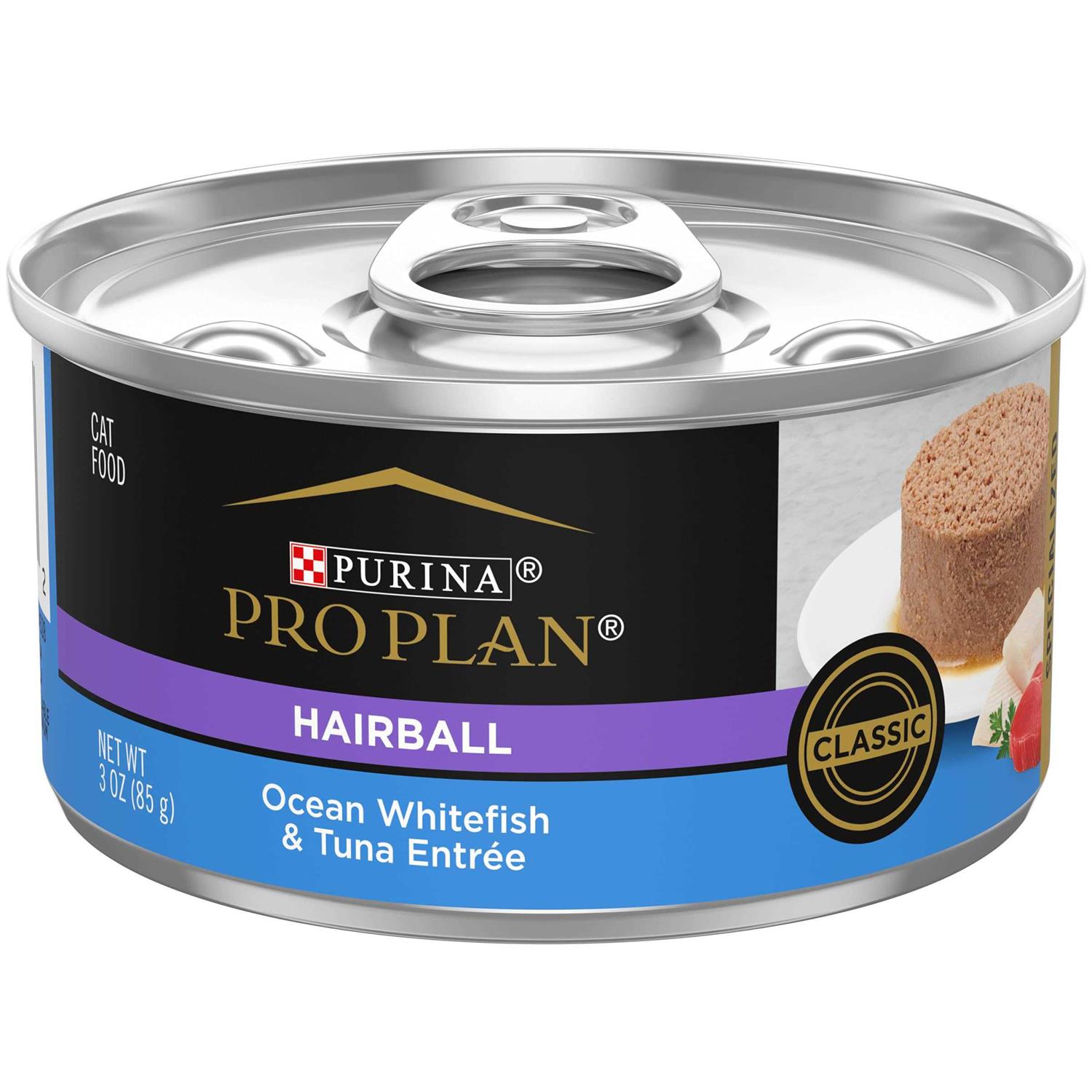 Purina Pro Plan Hairball Control Cat Food Wet Pate