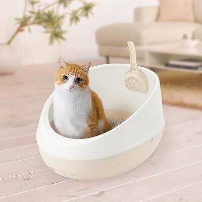 Alternative view of Richell PAW Trax Rimmed Cat Litter Pan