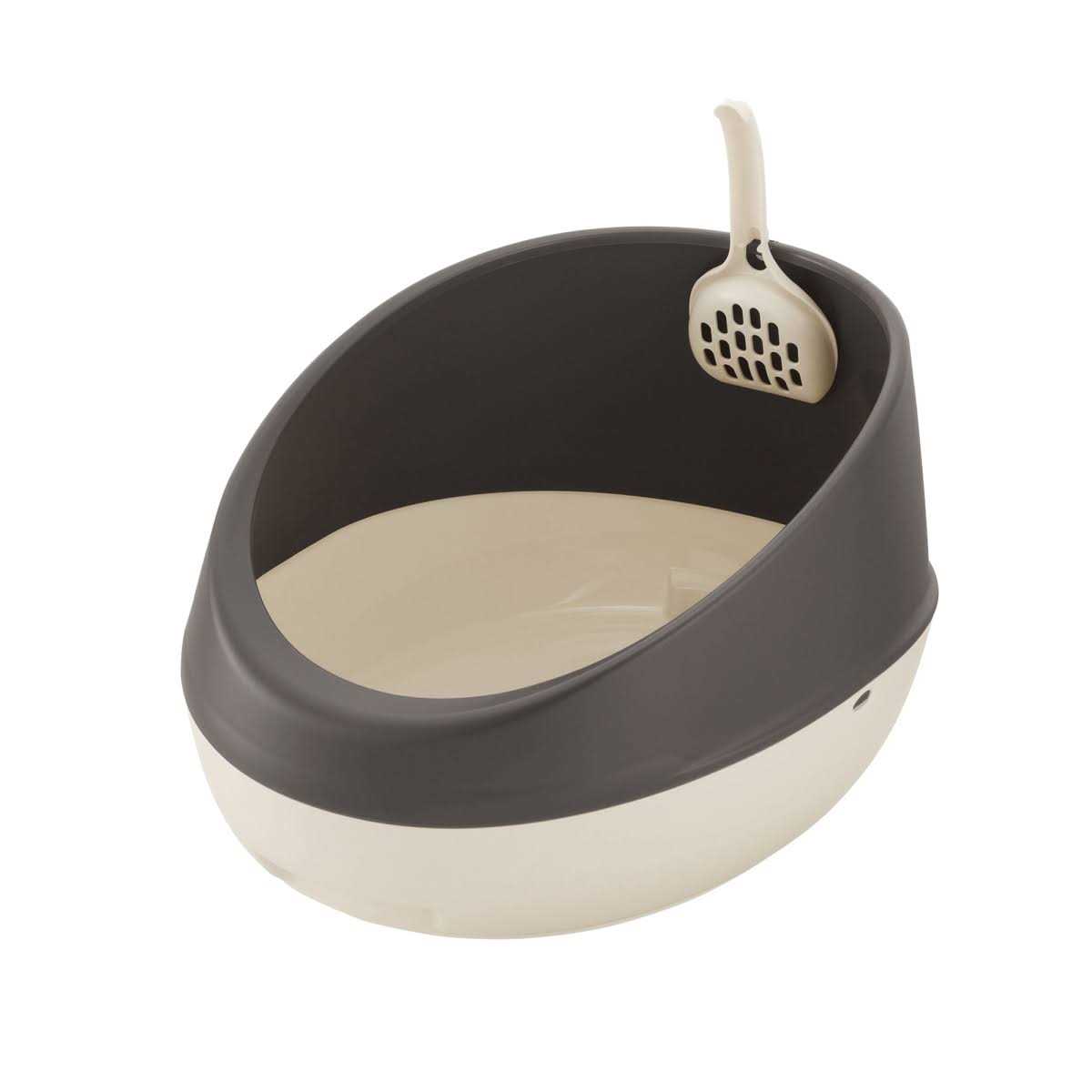 Richell PAW Trax Rimmed Cat Litter Pan