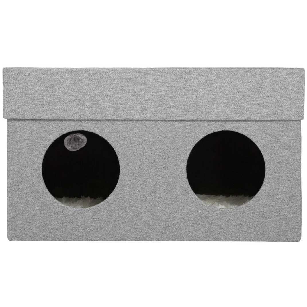 Alternative view of Frisco Double Cube Stackable and Collapsible Cat Condo