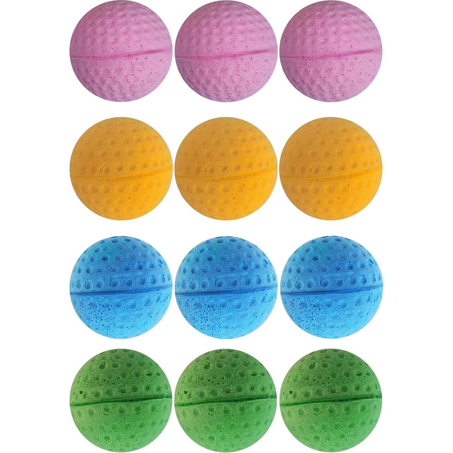 GINFH Cat Foam Ball Cat Sponge Ball Toy Cat Soccer Ball Toy