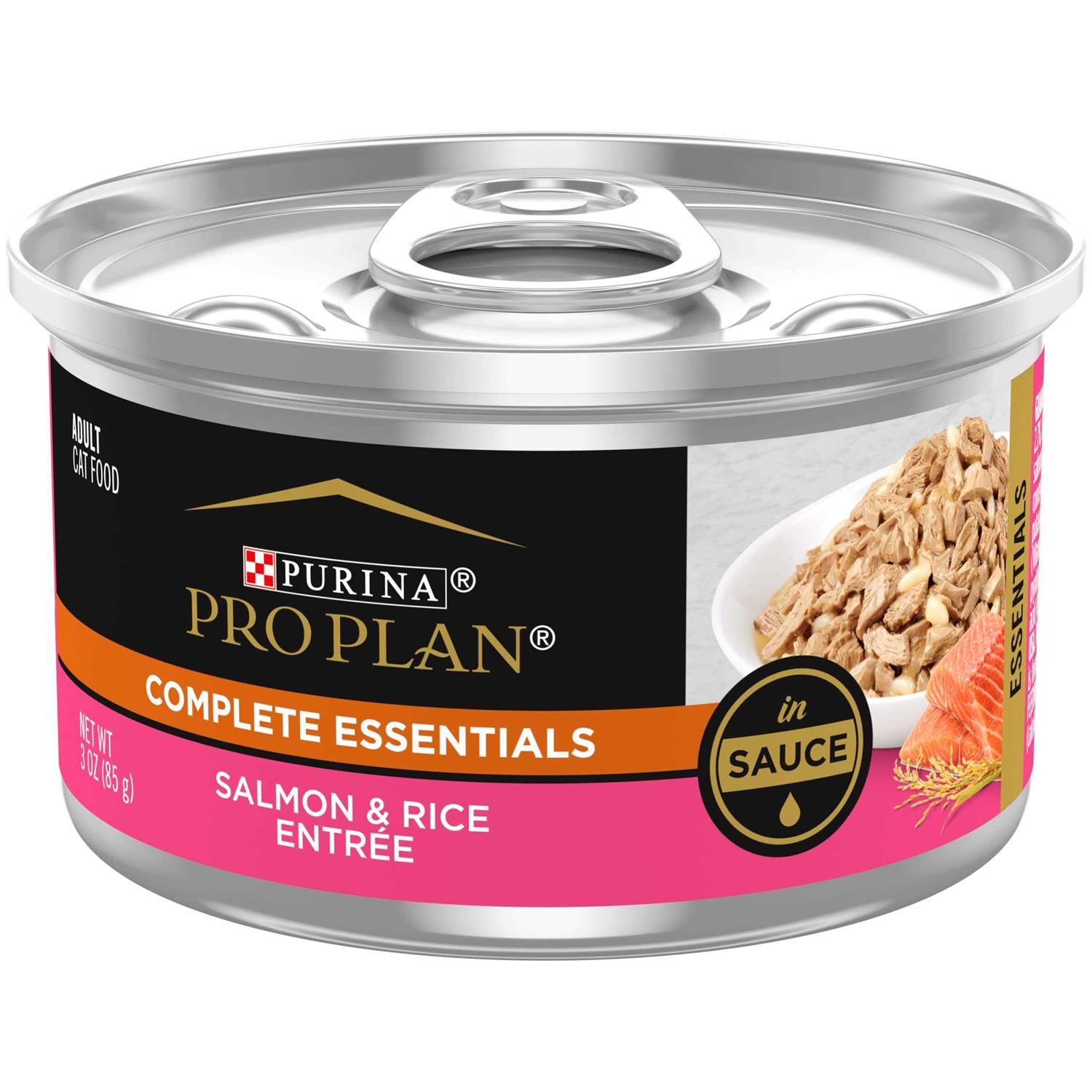 Purina Pro Plan Savor Adult Cat Food Salmon & Rice Entree in Sauce