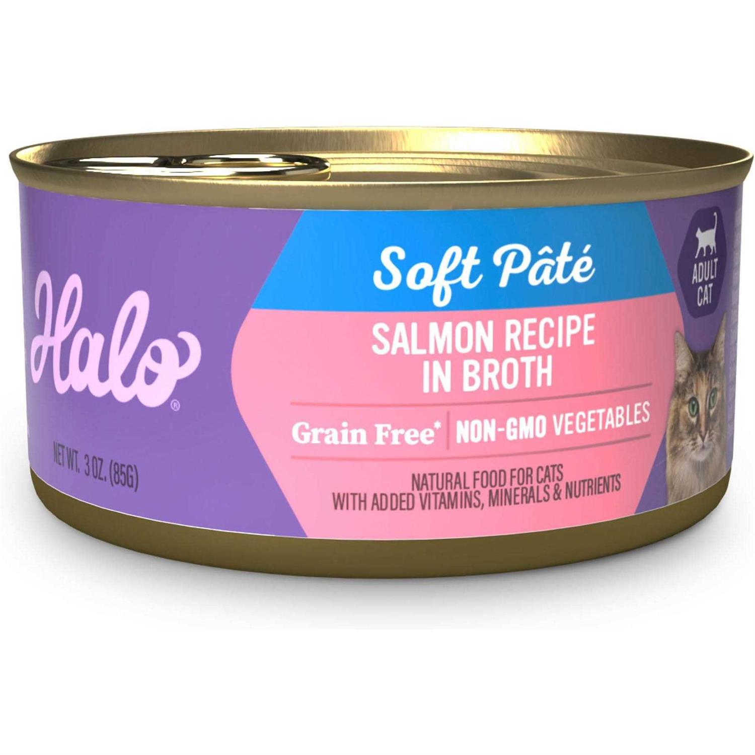 Halo Grain Free Salmon Stew Adult Cat Food