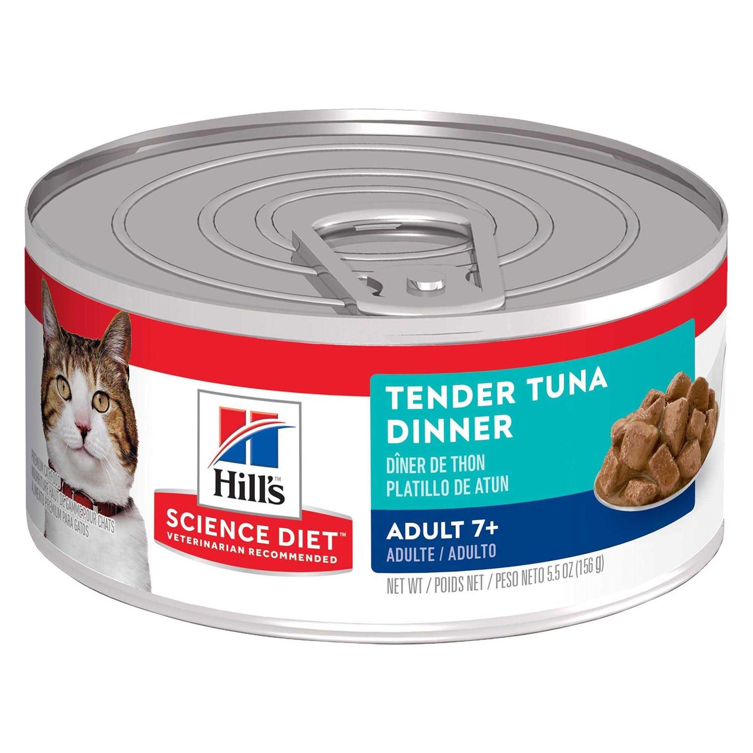 Hill's Science Diet Adult 7+ Tender Tuna Dinner Cat Food