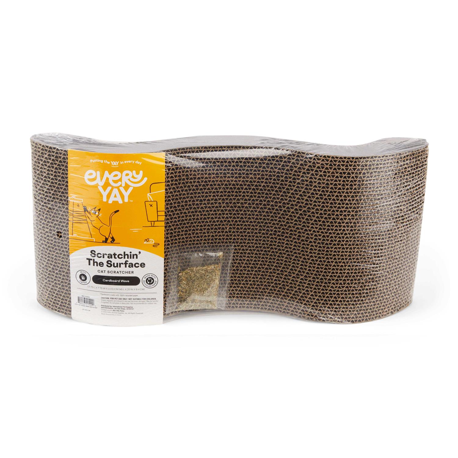 EveryYay Scratchin' the Surface Cardboard Wave Cat Scratcher in Various Styles