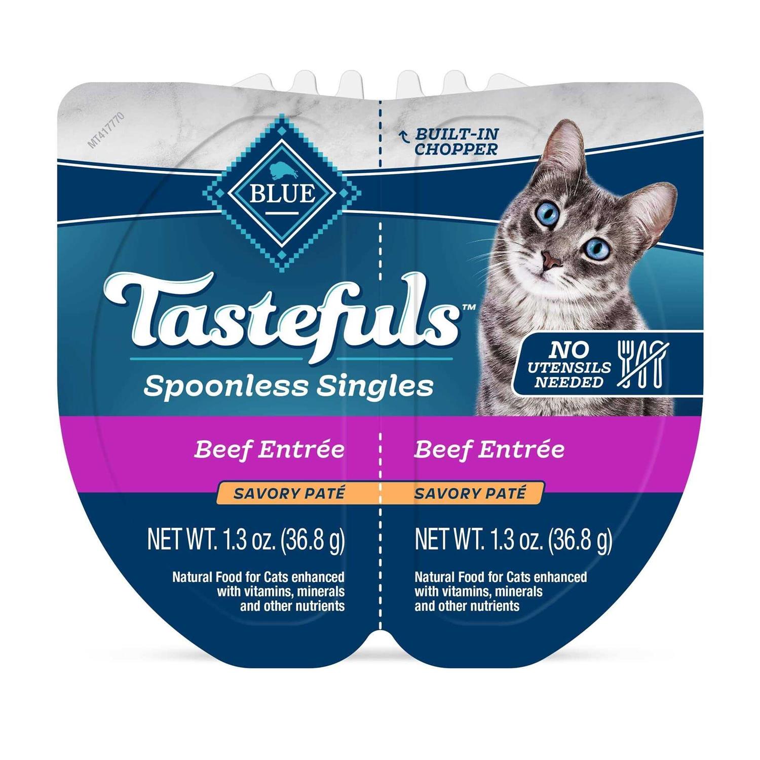 Alternative view of Blue Buffalo Tastefuls Spoonless Singles Adult Pate Wet Cat Food